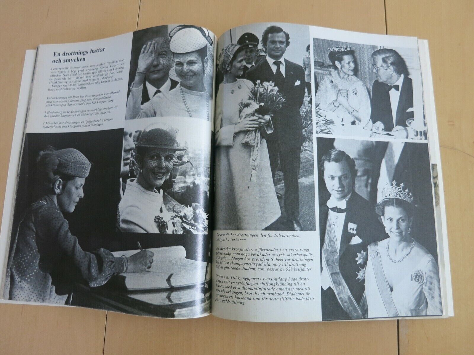 Book Queen SILVIA King CARL GUSTAF Princess VICTORIA Prince PHILIP ROYAL Bog56