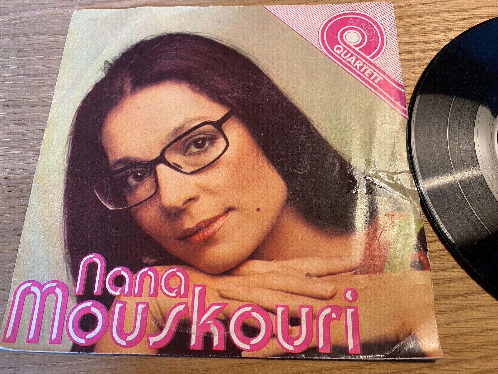 NANA MOUSKOURI "LA PROVENCE/SCHIFFEDIE SICH NACHTS BEGEGNEN" AMIGA 7" ST 45 AWA