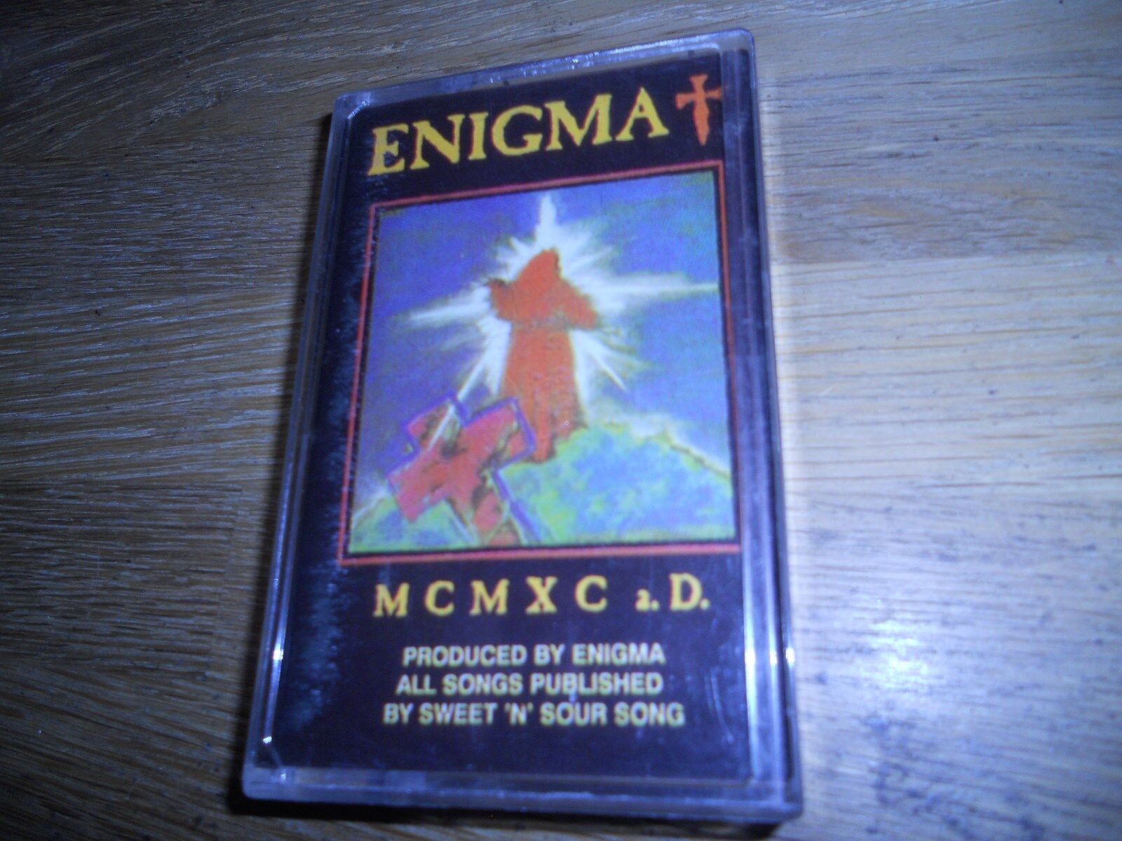 ENIGMA "MCMXCaD" RARE MUSIC TAPE 12 SONGS VERY RARE SCARCE OOP 1990´TIES CRETU