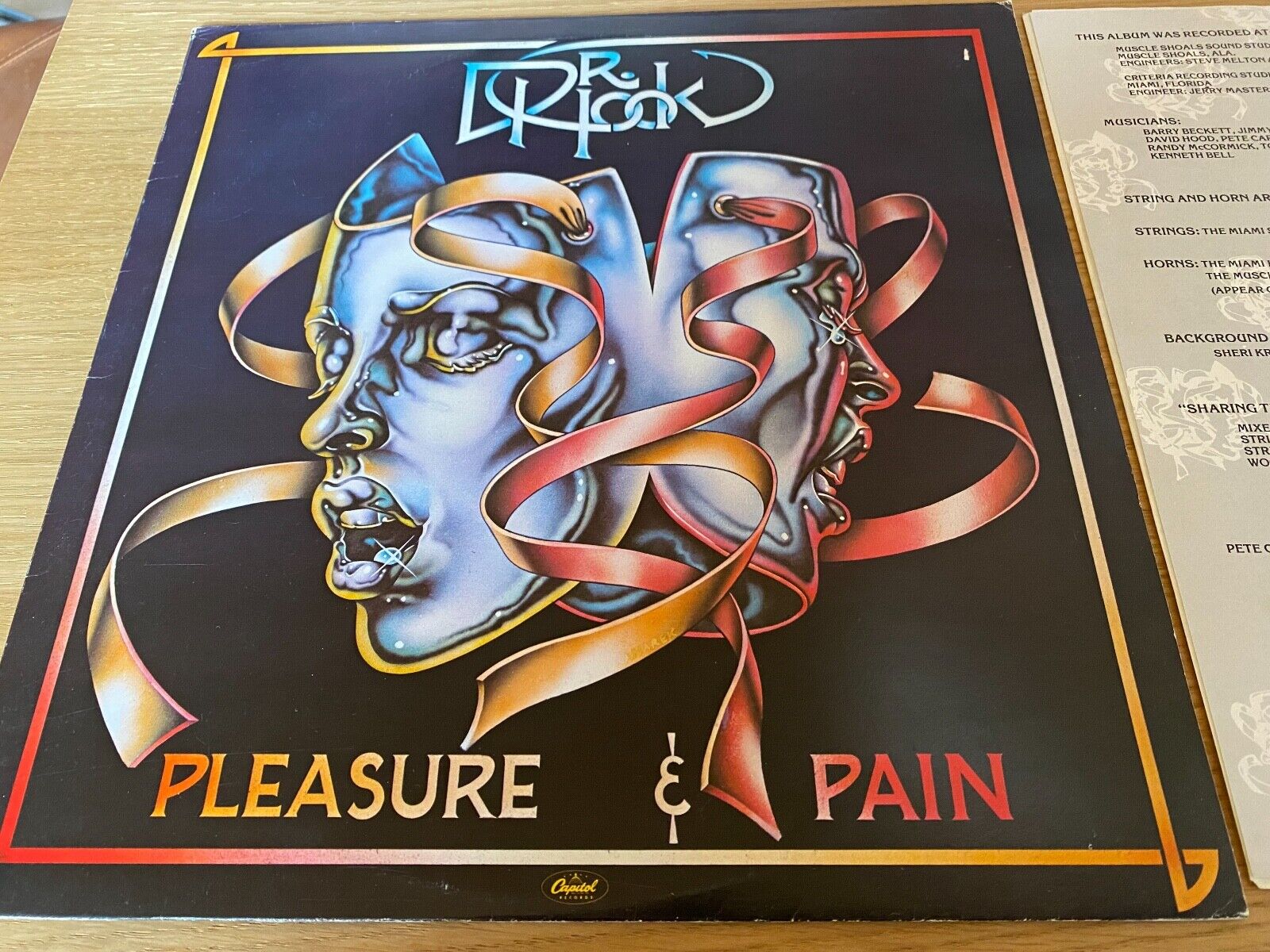 DR HOOK "PLEASURE  PAIN" 1978 10 TRACK SWEDISH PRESS CAPITOL RECORDS NCB RARE*