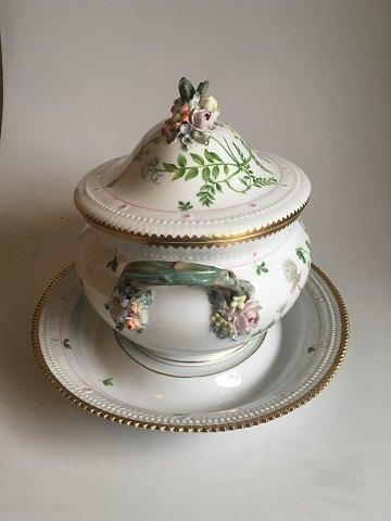 Royal Copenhagen Flora Danica Tureen No 3559 with Underplate No 3561