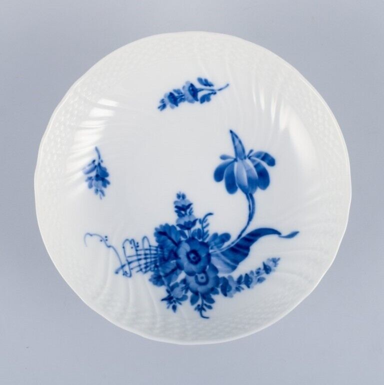 Royal Copenhagen Blue Flower hand-painted porcelain dish and bowl