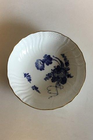 Royal Copenhagen Blue Flower with Gold Round Bowl No 1518