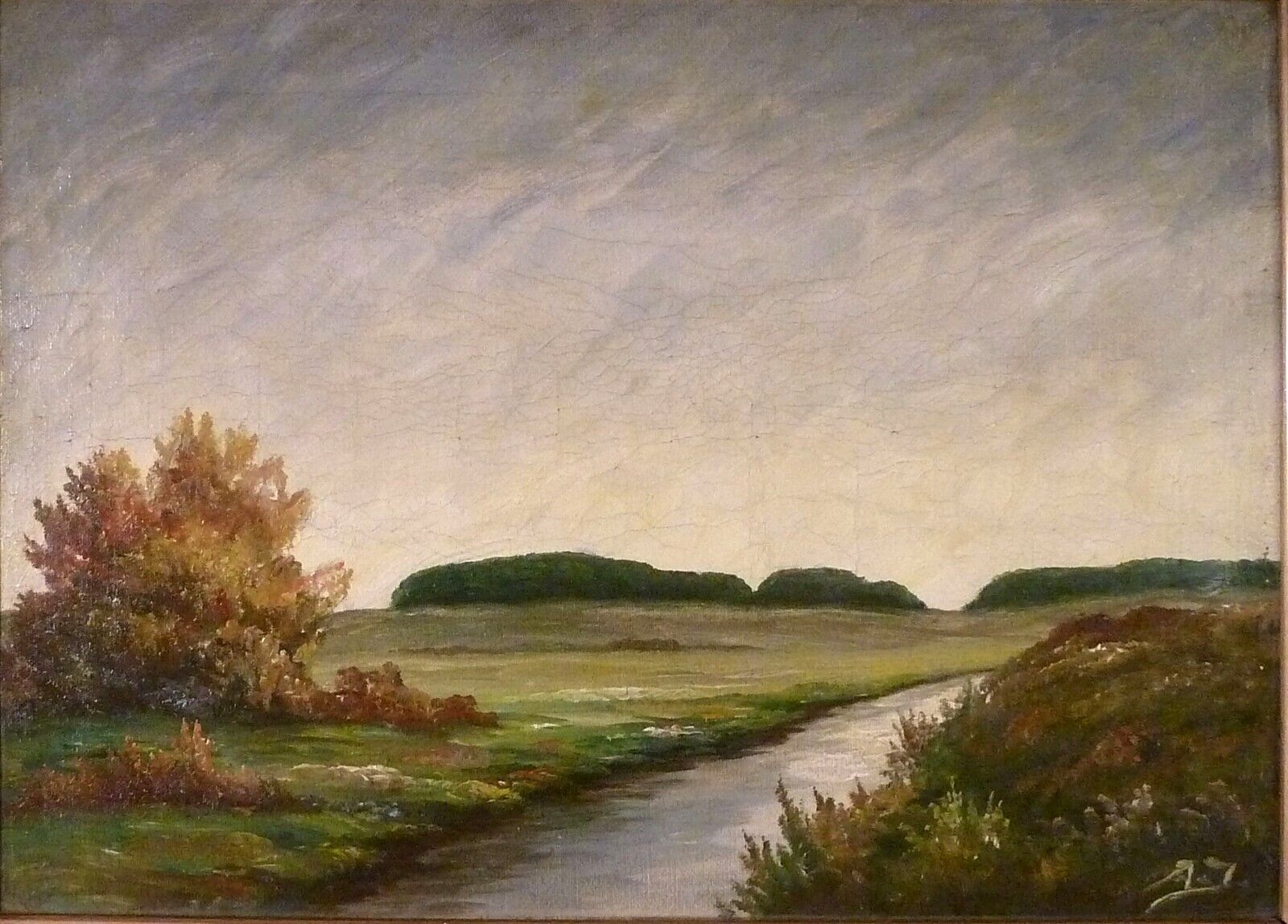 ANDREAS JENSEN! LANDSCAPE WITH STREAM