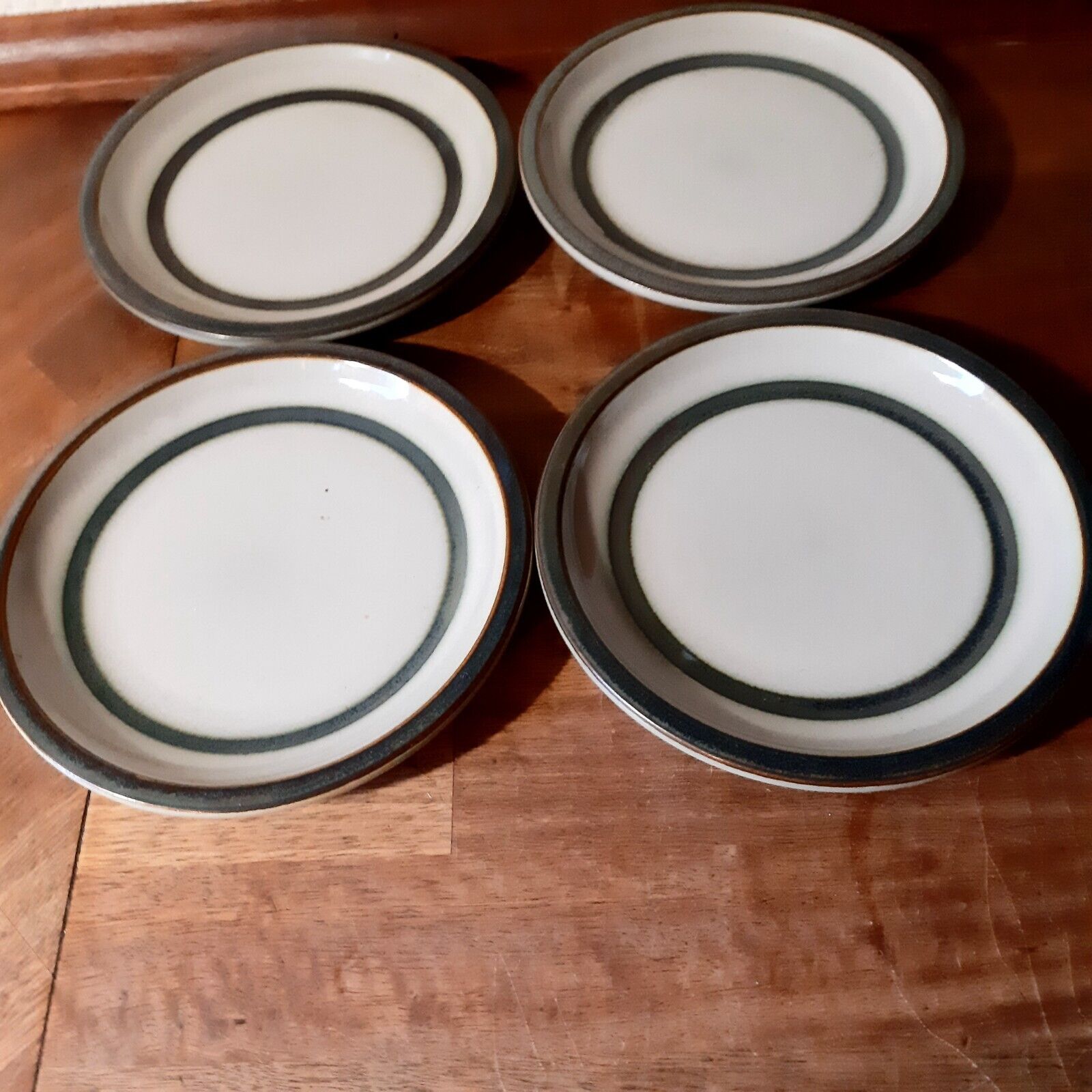 4 Cake / Side Plates 16½ cm TEMA  # 306 Bing  Grondahl Denmark Fact 1