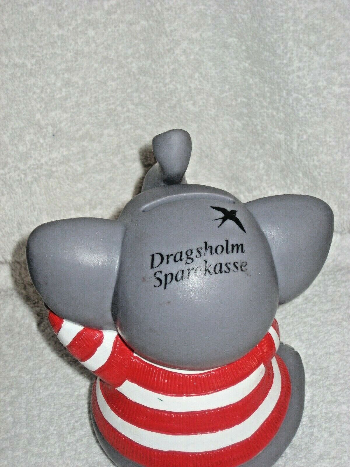 A rare Elephant  Coin Bank from Denmark Advertising for a bank