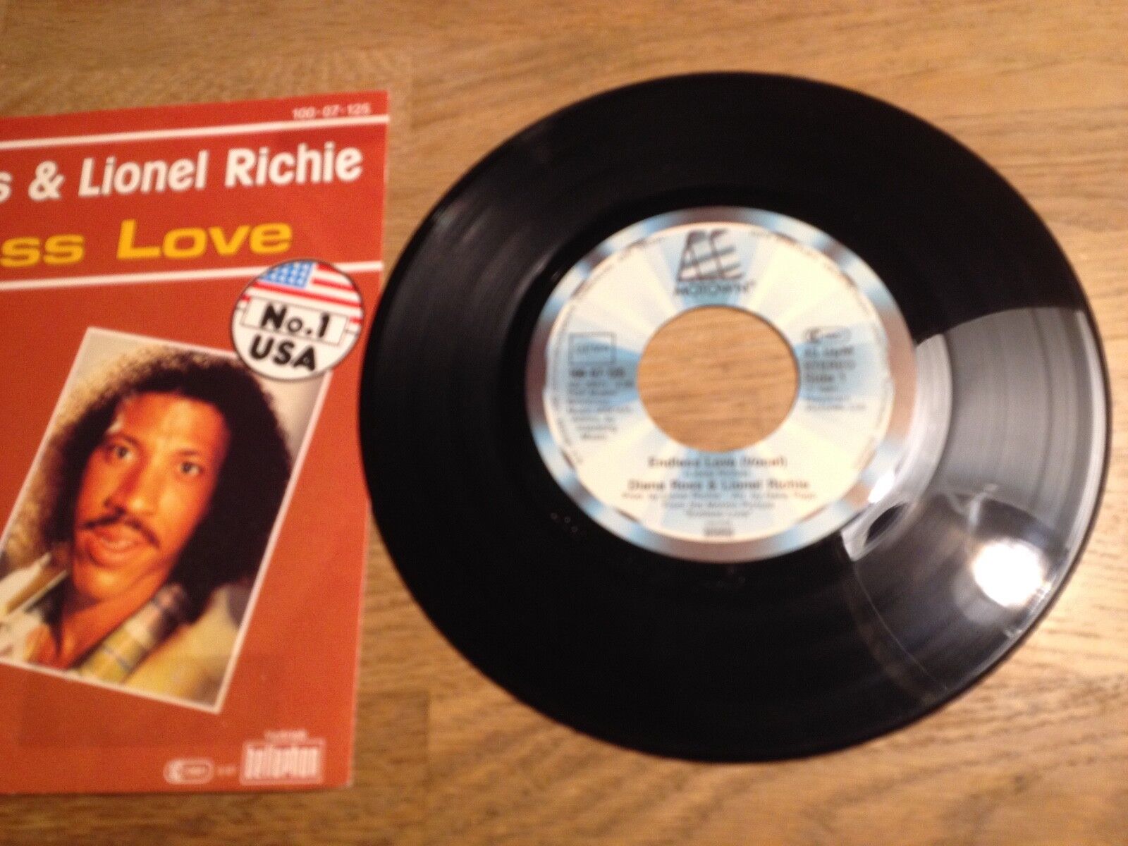 DIANA ROSS  LIONEL RICHIE "ENDLESS LOVE" MOTOWN RECORDS 1981 WEST GERMANY RARE*