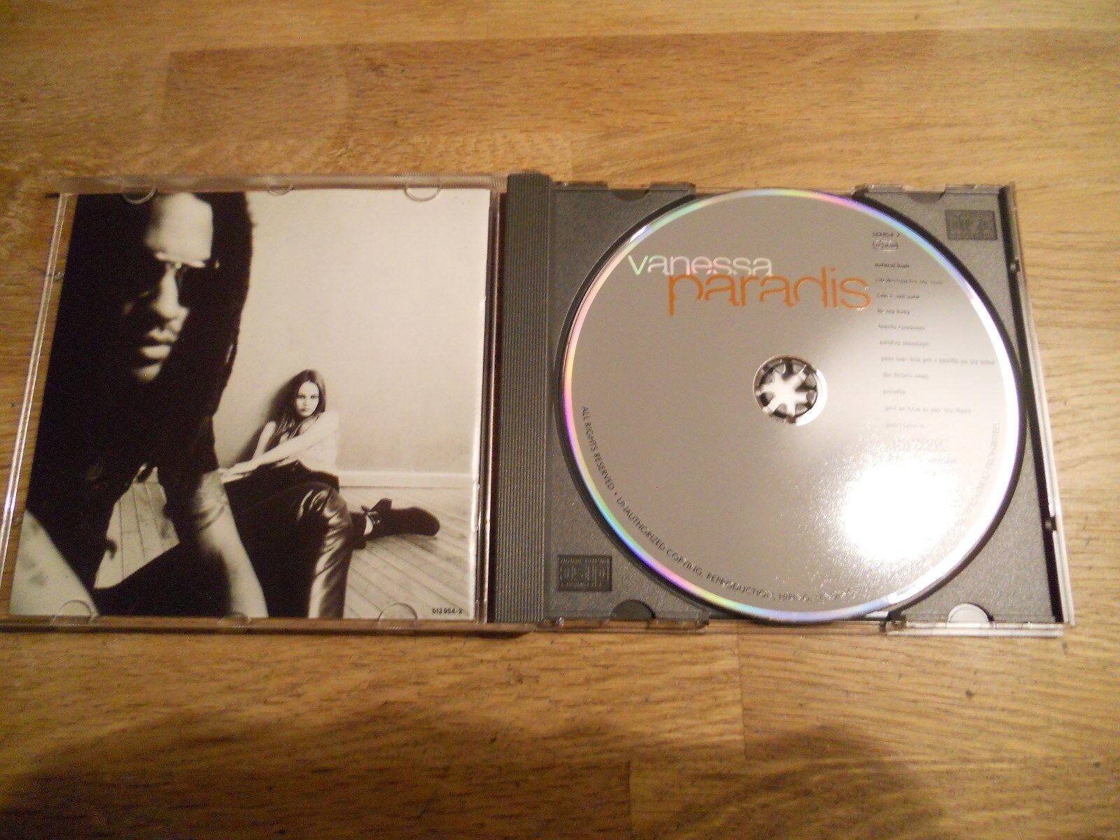 VANESSA PARADIS 1992 11 TRACKS CD ALBUM PRODUCED BY LENNY KRAVITZ AAD GERMANY**