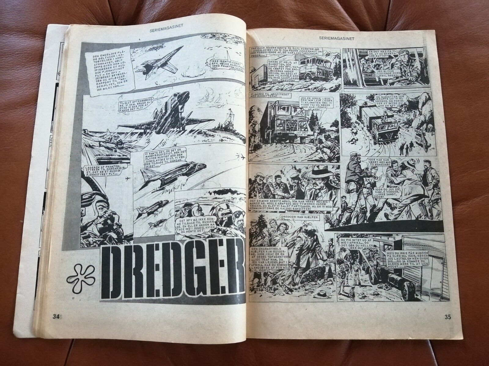 Denmarkcomic book"SERIE MAGASINET no 211 " Steve RoperDredgerTurpin1976