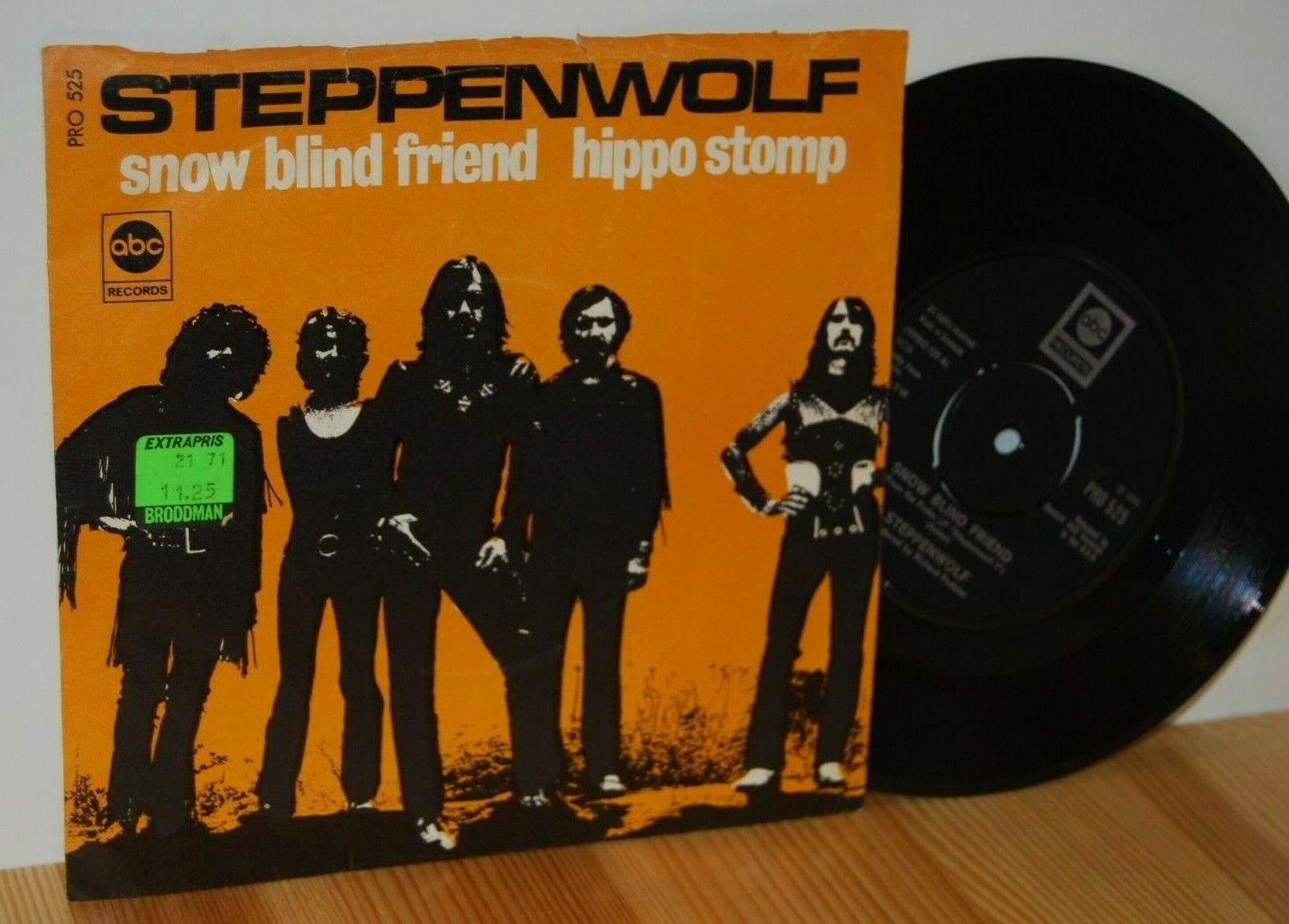 STEPPENWOLF Snow Blind Friend NCB PS Picture Sleeve 7'' 45 vinyl