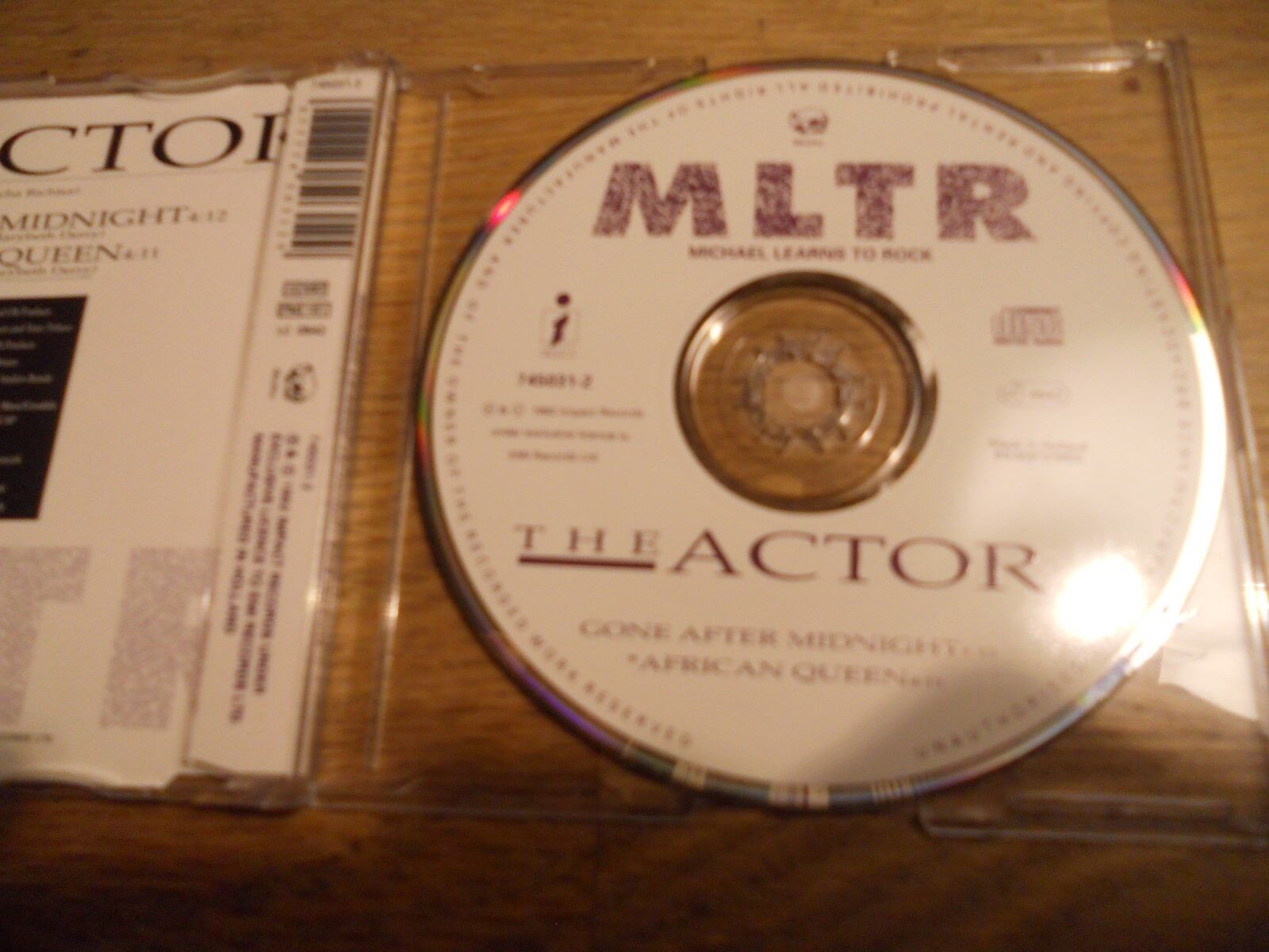 MICHAEL LEARNS TO ROCK THE ACTOR 3 TRACKS IMPACT RECORDS 1992 NETHERLANDS RARE**