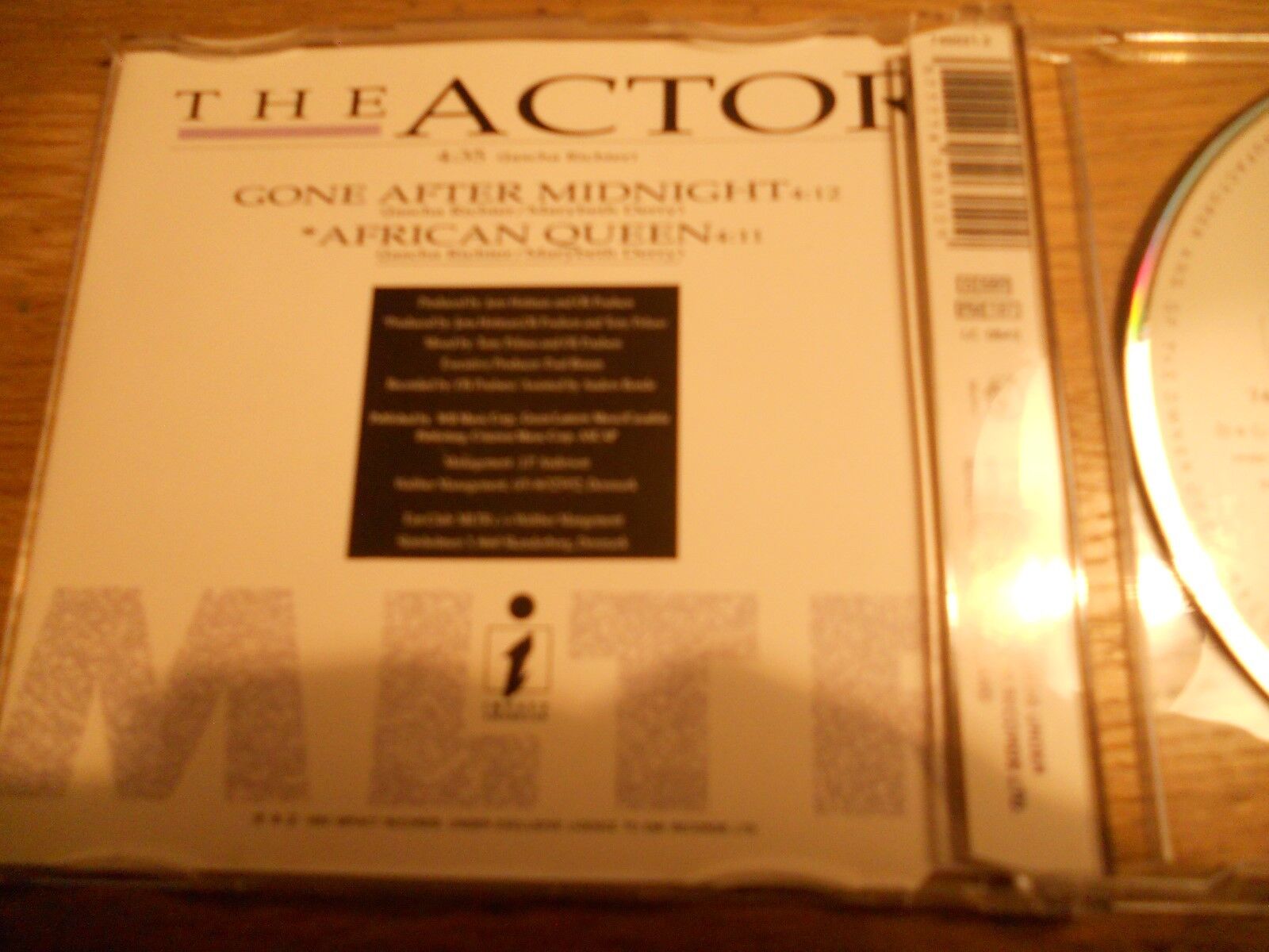 MICHAEL LEARNS TO ROCK THE ACTOR 3 TRACKS IMPACT RECORDS 1992 NETHERLANDS RARE**