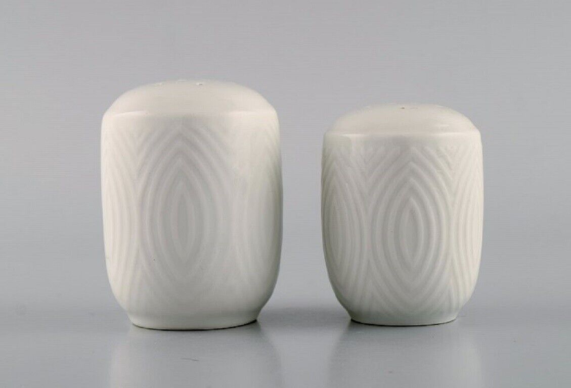 Royal Copenhagen Salto service White Salt and pepper shaker 1960s