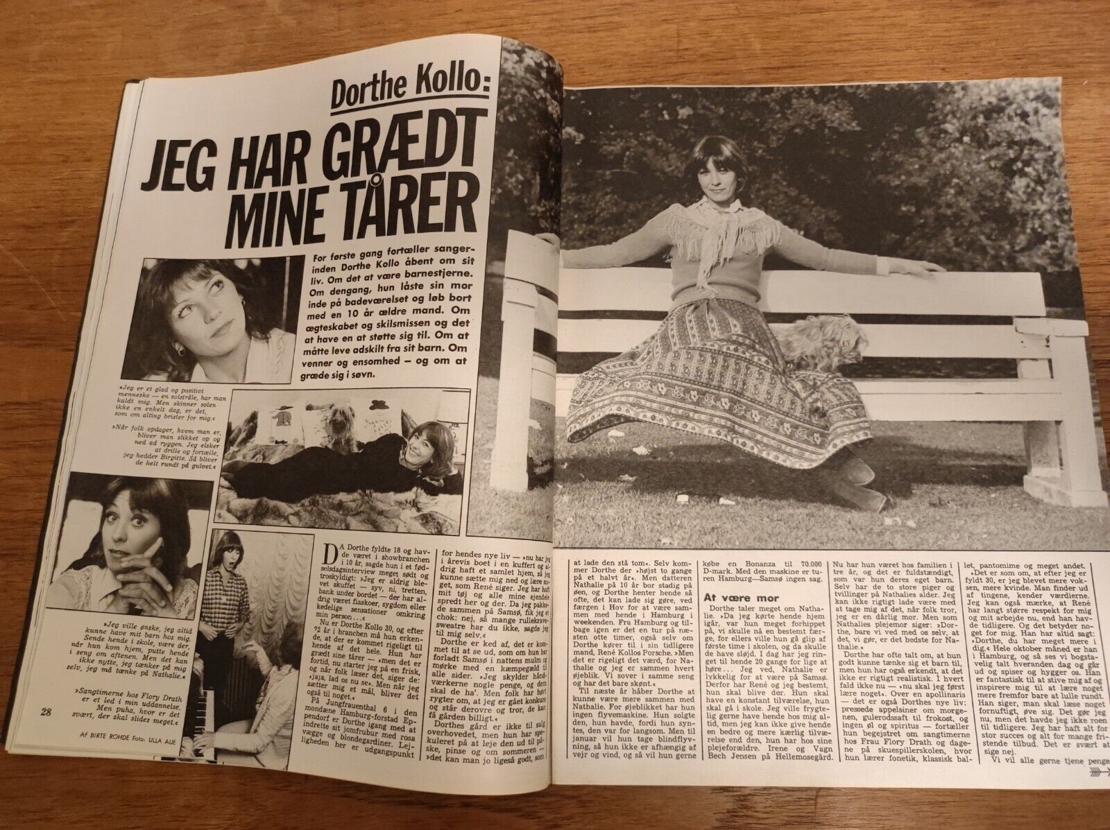 DORTHE KOLLO Tina Turner CHARLES CHAPLIN Jack Klugman 1977 Danish Magazine BB58