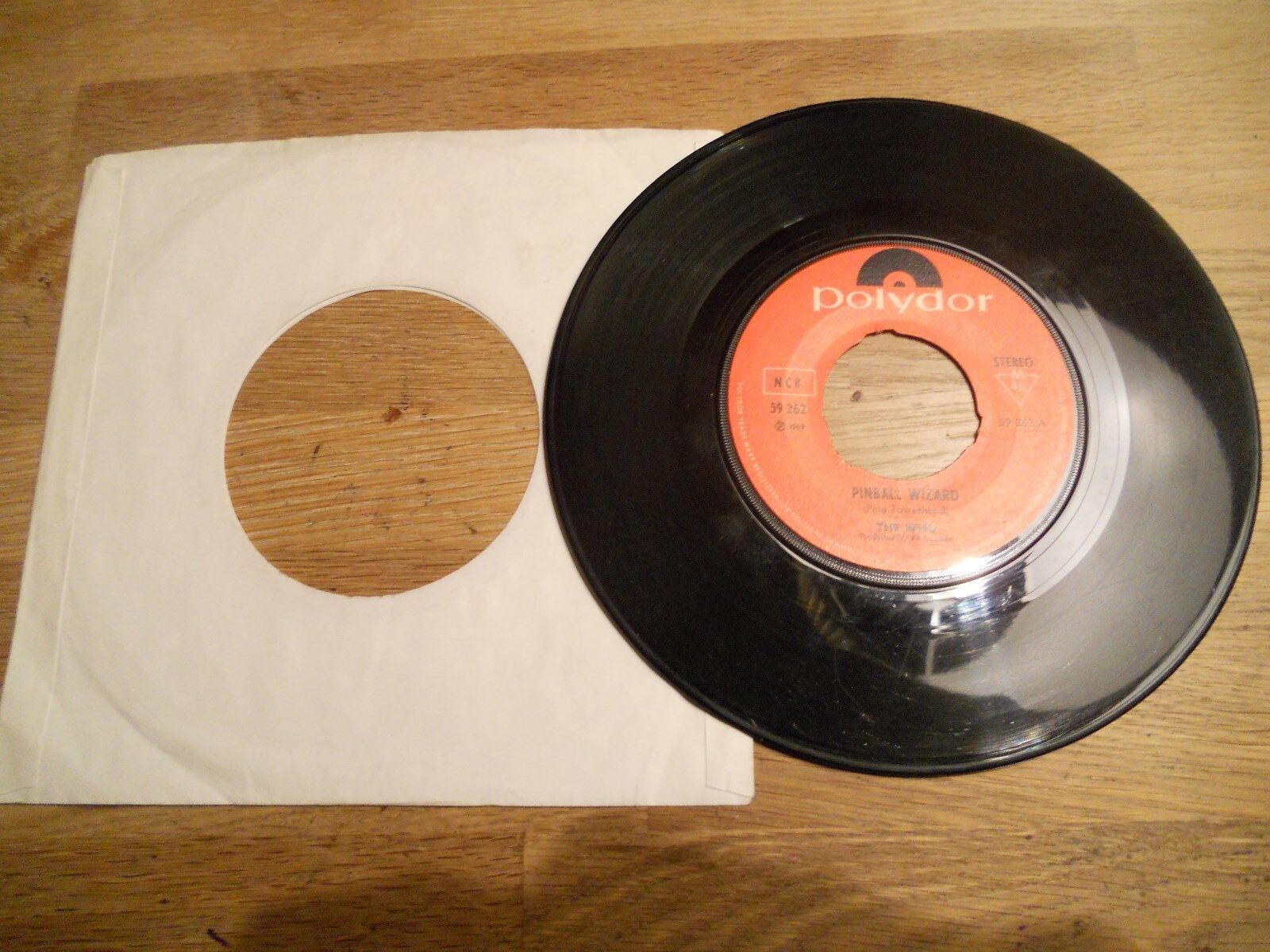 THE WHO "PINBALL WIZARD / DOGS PART TWO " NCB 7 INCH NORDIC 1969 SINGLE POLYDOR*