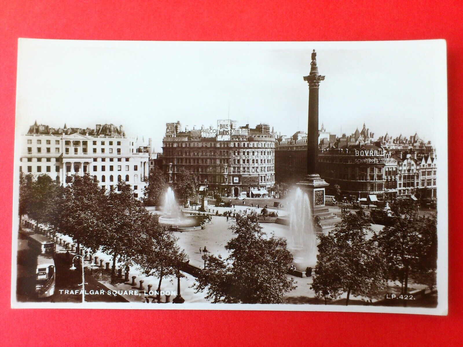 Vintage Postcard UKLondonTrafalgar Square From 1949 Unposted