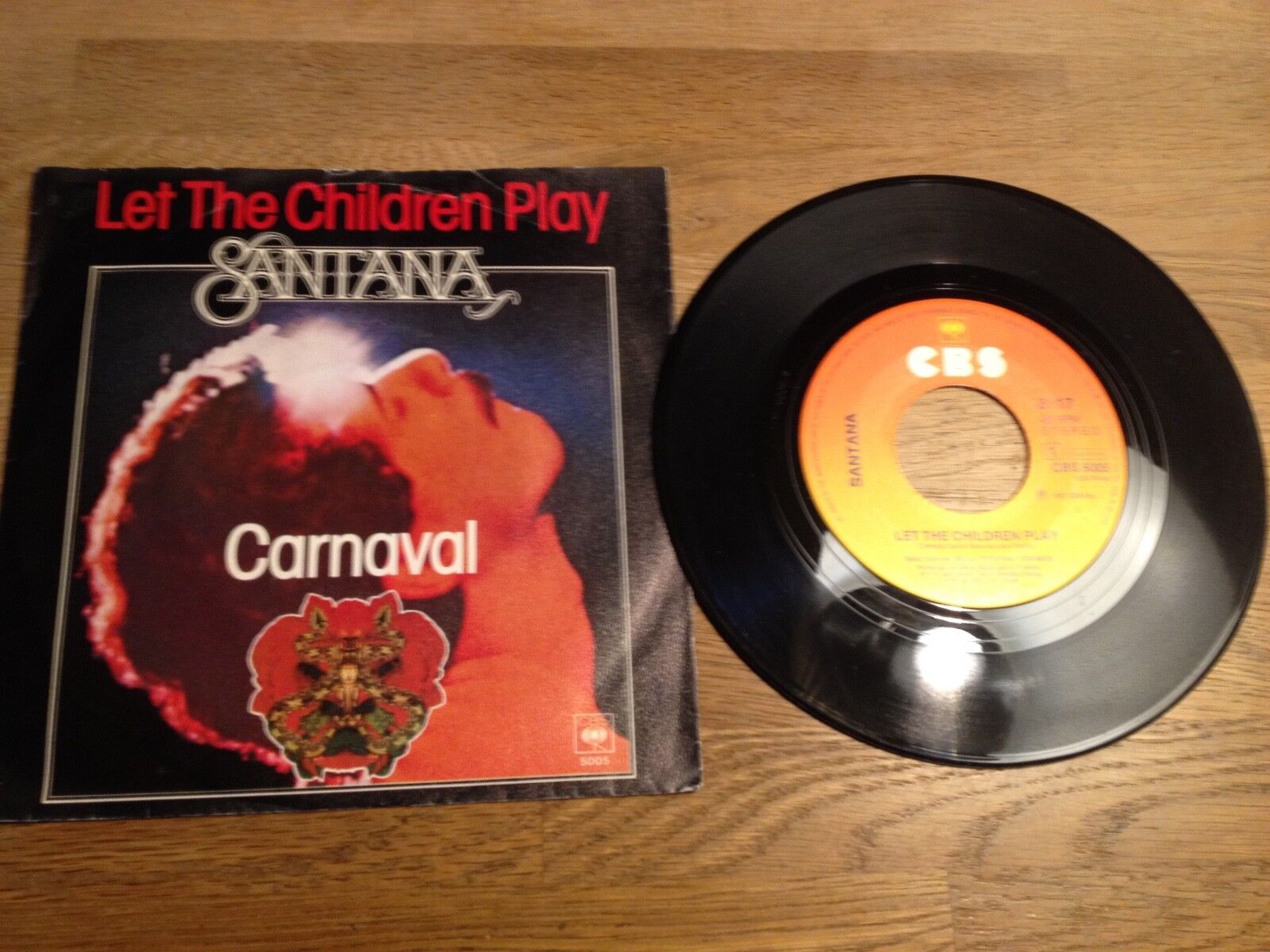 SANTANA "LET THE CHILDREN PLAY" 1977 BIEM/STEMRA EPIC / CBS RECORDS HOLLAND ROCK