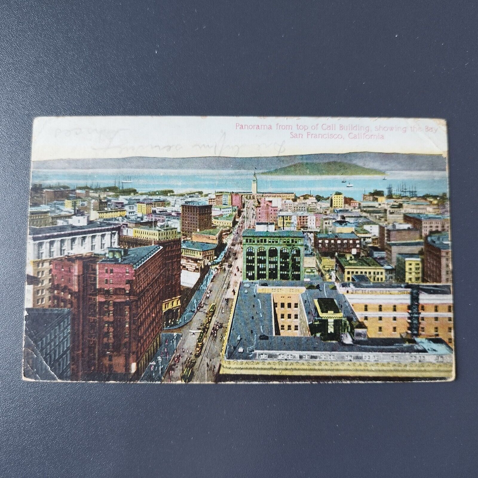 California San FranciscoPanorama from top of the Call BuildingPosted in 1911