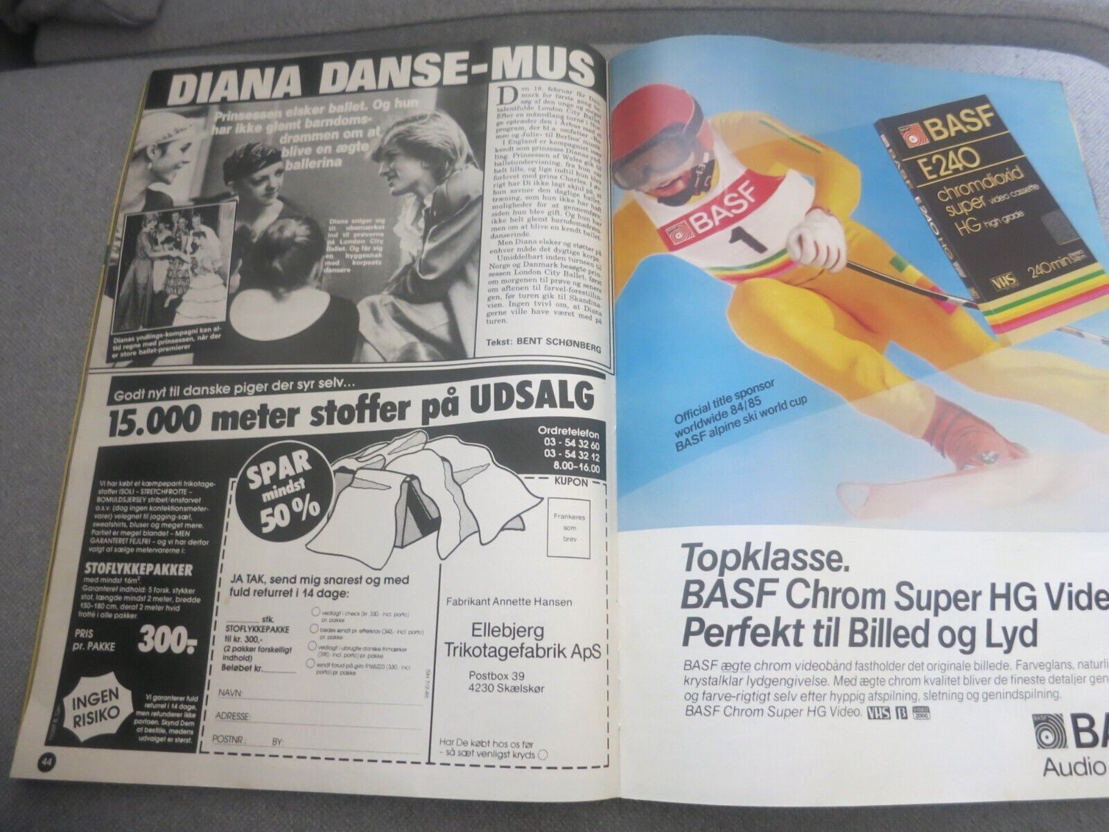 Danish Magazine 1985 JANNI SPIES Richard O'Sullivan KIM LARSEN NIK KERSHAW N28