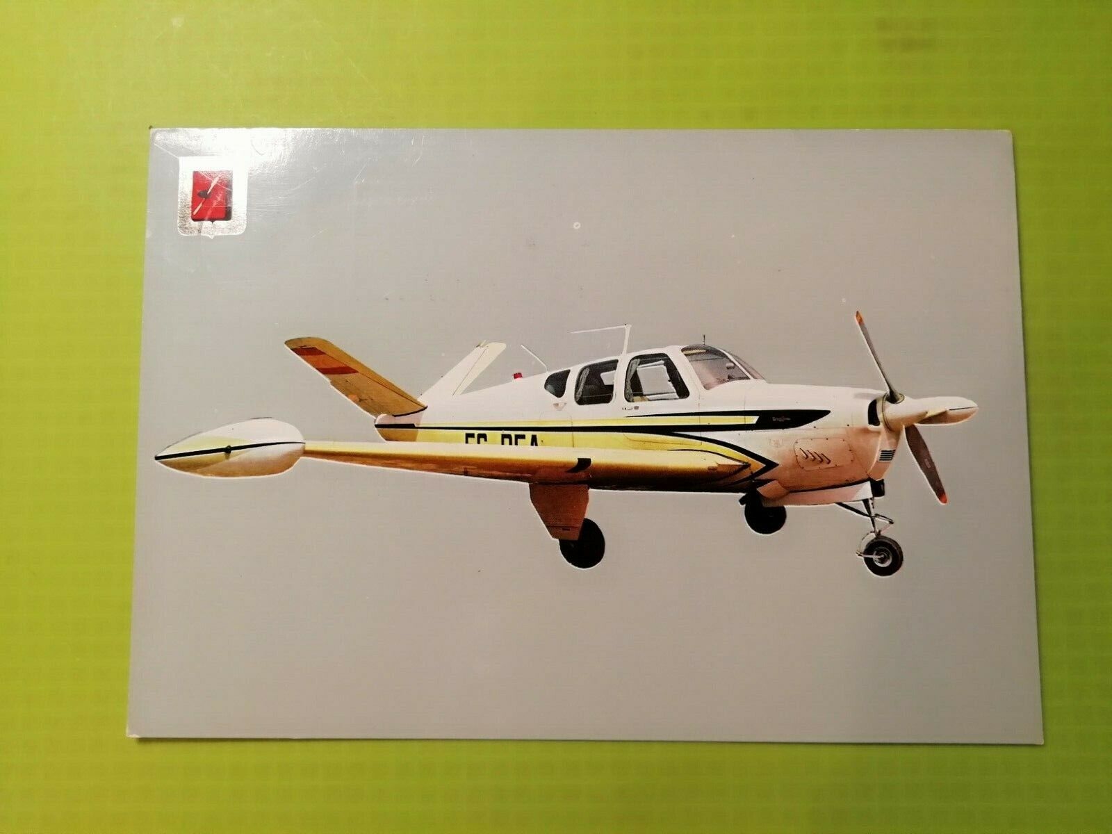 Aviation postcard Spain Beechcraft Bonanza Posted in 1983