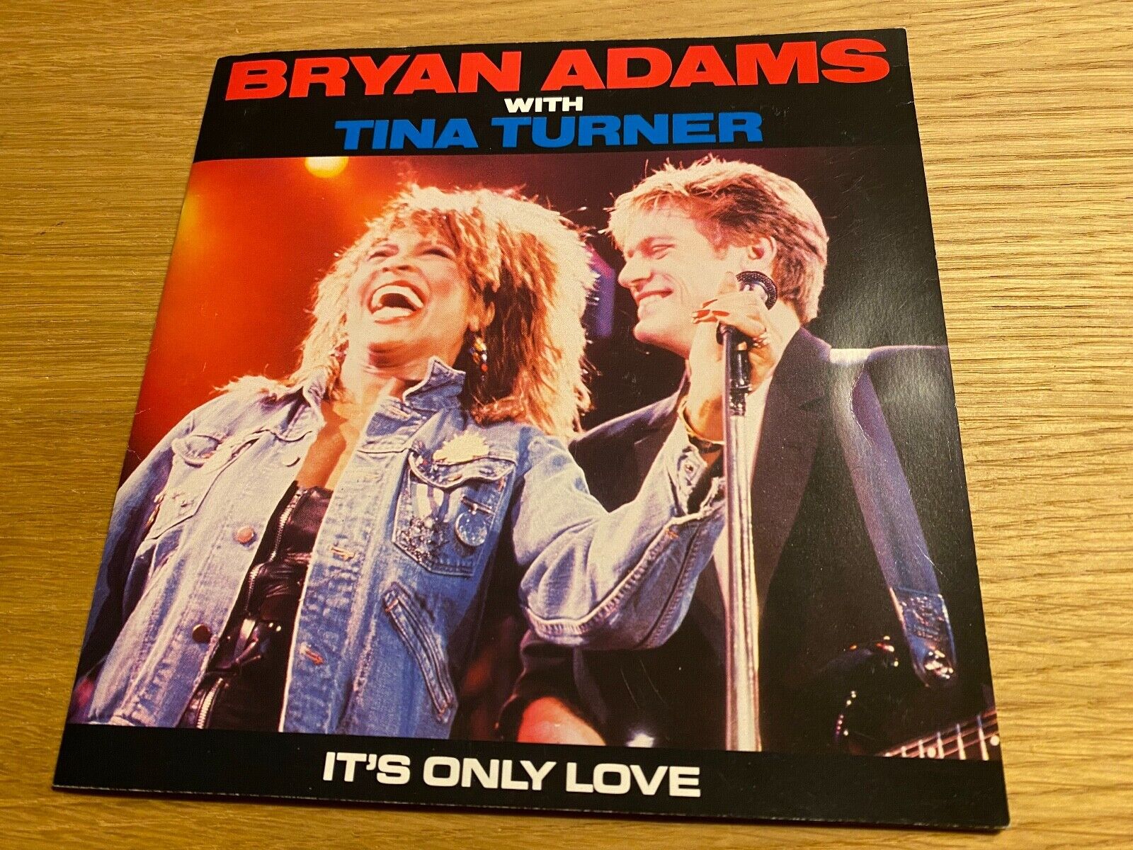 BRYAN ADAMS  TINA TURNER "IT´S ONLY LOVE" 1984 W GERMAN PRESSED SINGLE A  M 7