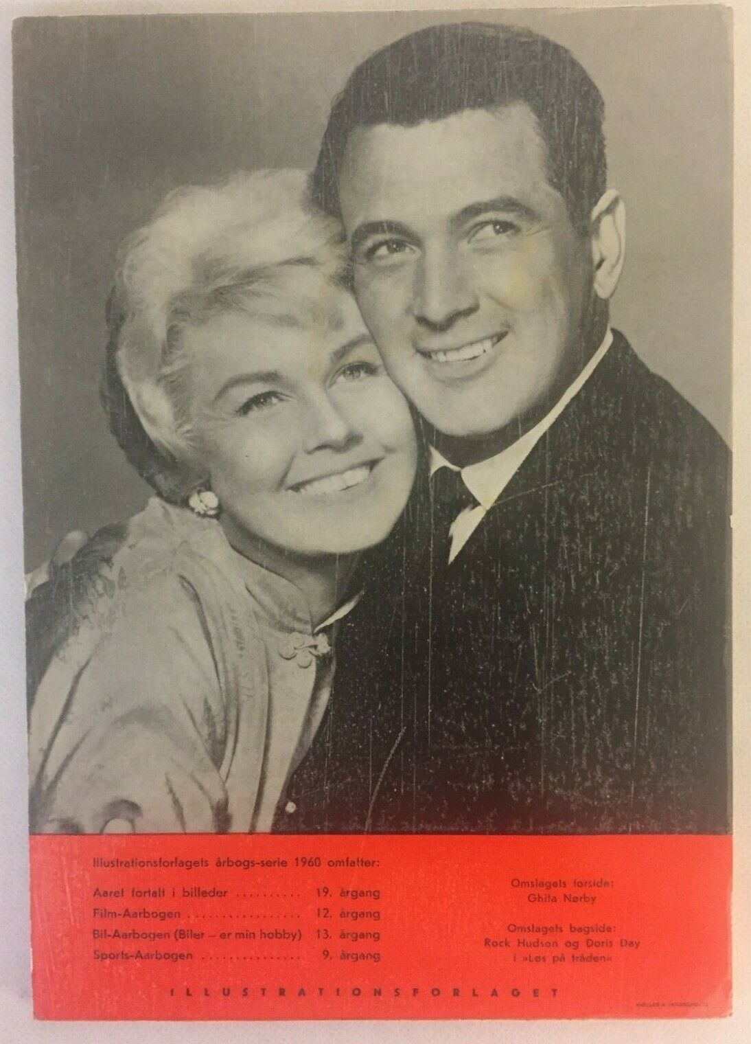 Ghita Nørby Rock Hudson Doris Day Vtg Danish Magazine Booklet Film-aarbogen 1960