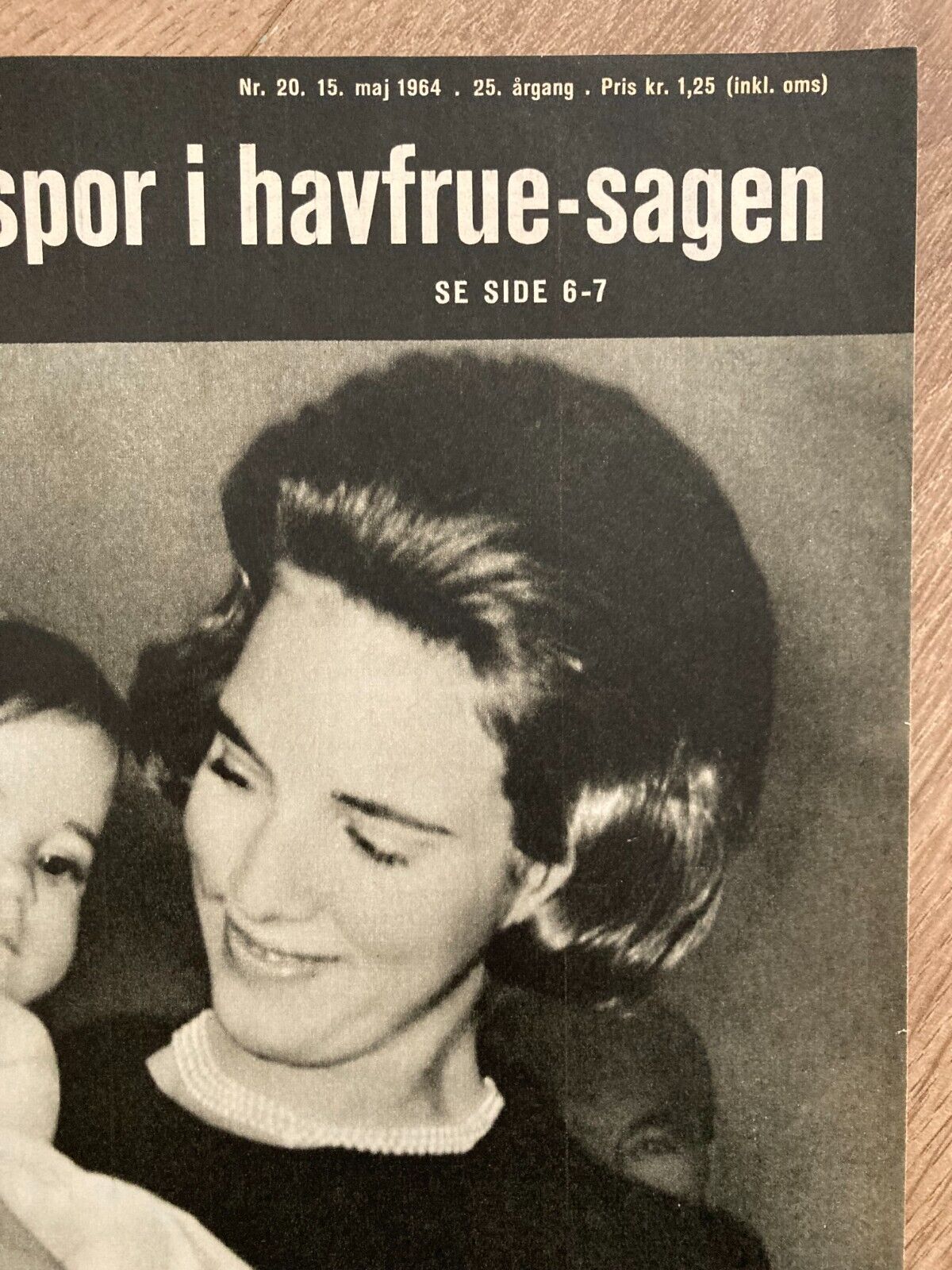 Greek King Constantine Queen Anne-Marie W Baby Danish Magazine 1964 Se og Hør