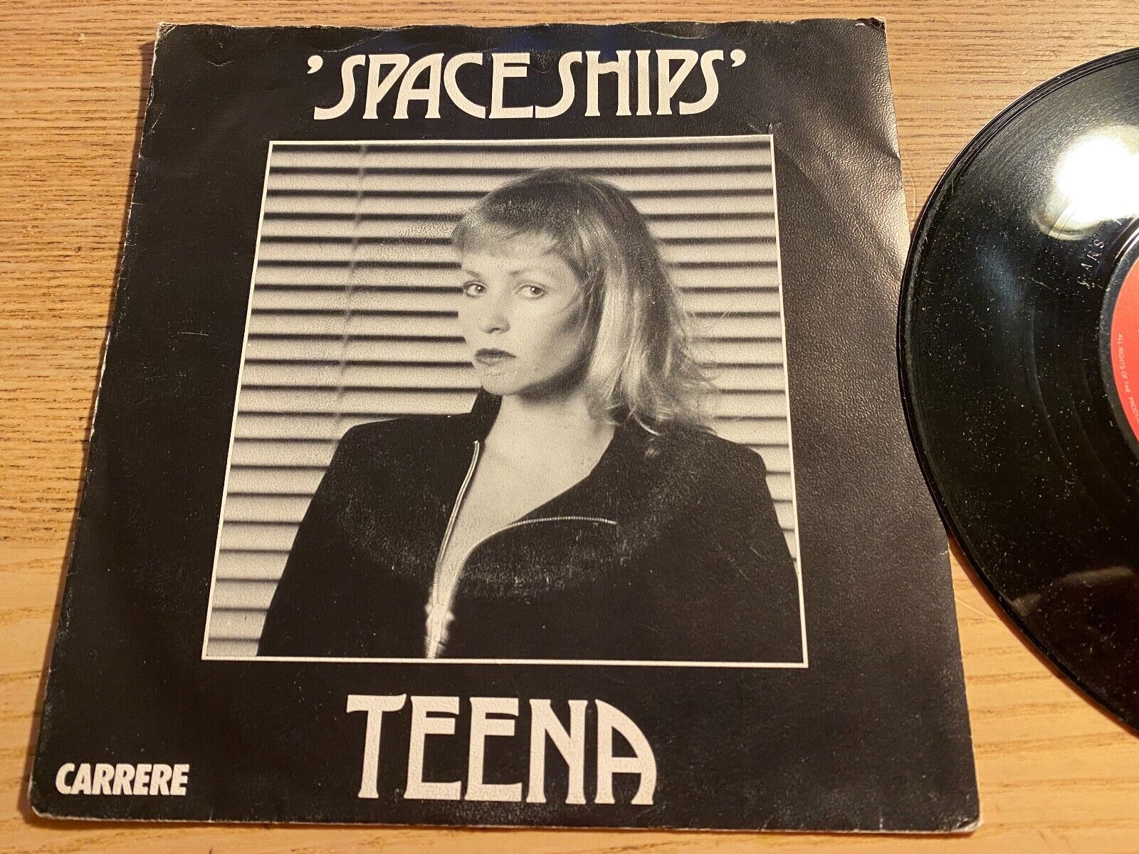 TEENA "SPACESHIPS" 1979 SWEDISH PRESSED 7" VINYL SINGLE CARRERE RECORDS NCB RARE