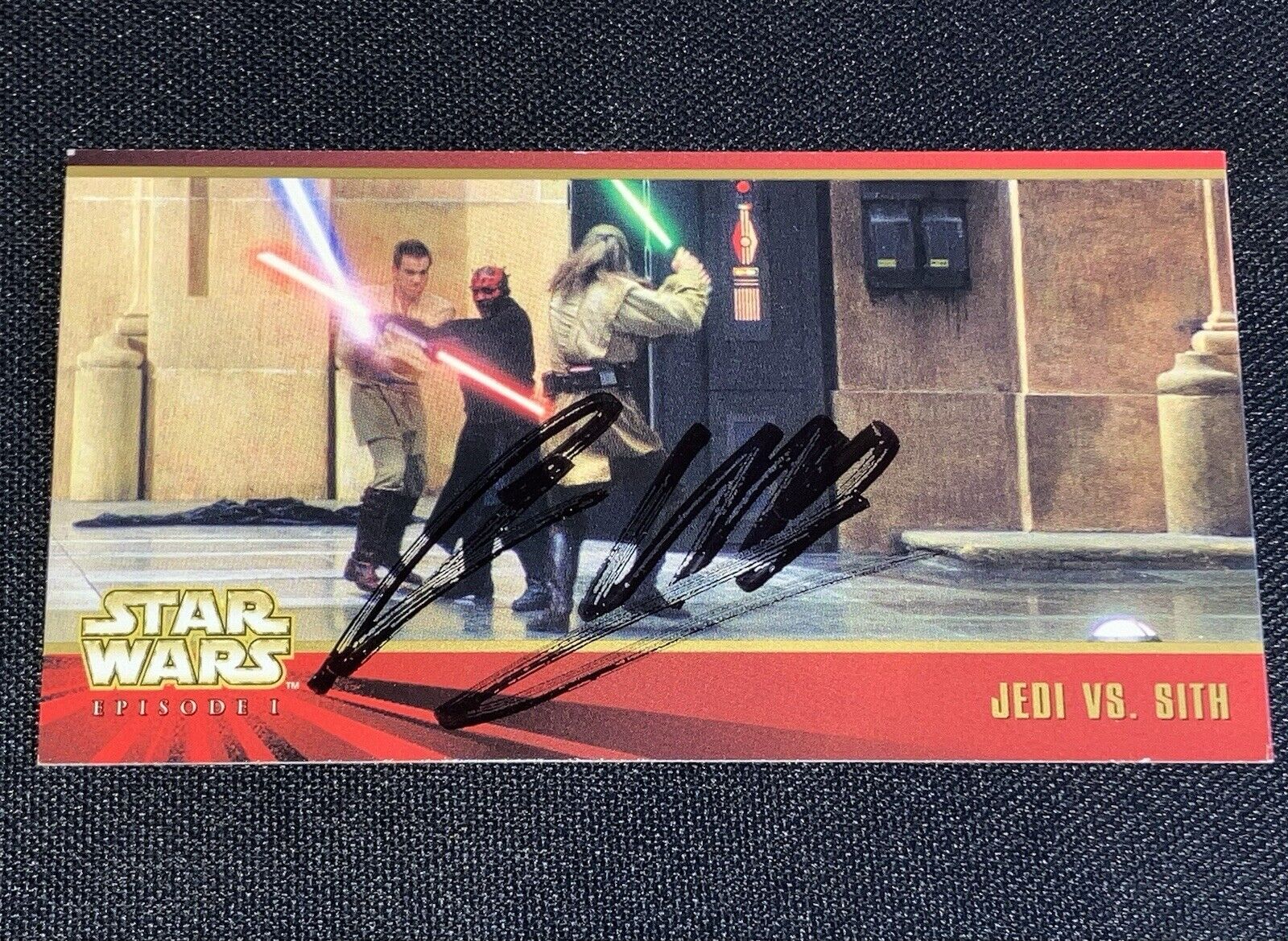 1999 Topps Widevision Star Wars: Signed Autograph by Ewan McGregor as Obi-Wan