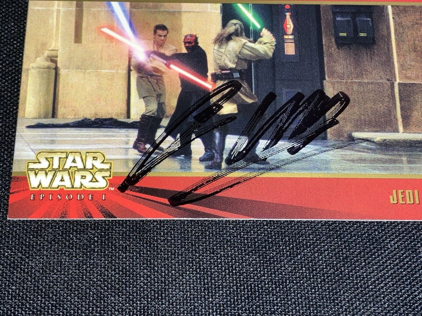 1999 Topps Widevision Star Wars: Signed Autograph by Ewan McGregor as Obi-Wan