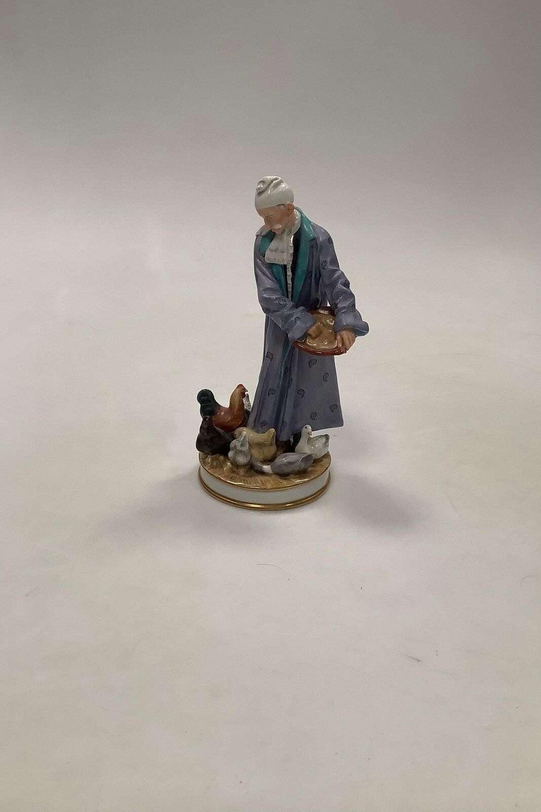 Bing and Grondahl Hans Tegner Figurine of man and chickens No 8024