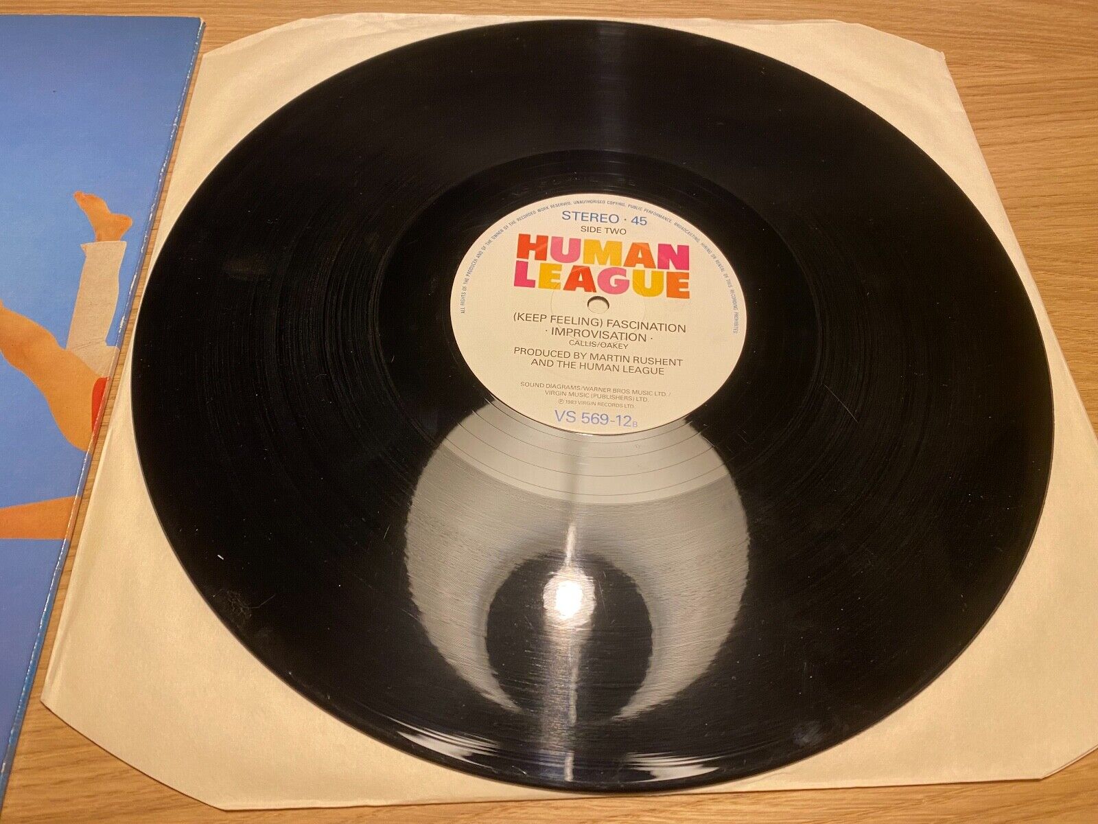 THE HUMAN LEAGUE "FASCINATION" 12" EXTENDED REMIX VIRGIN RECORDS UK 12" 1983**