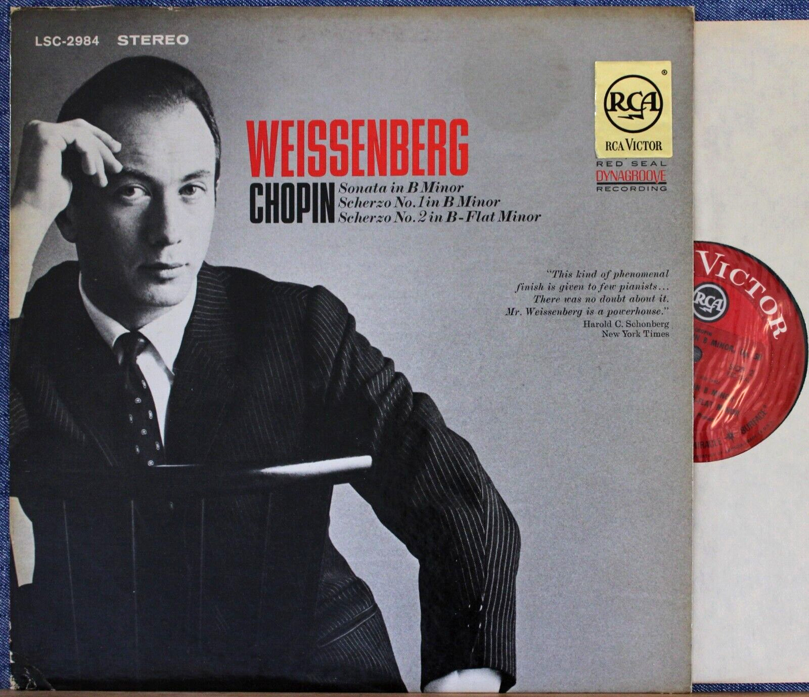 Weissenberg Chopin (Sonata 3; Scherzo 1 + 2) RCA LSC-2984 NM(-)