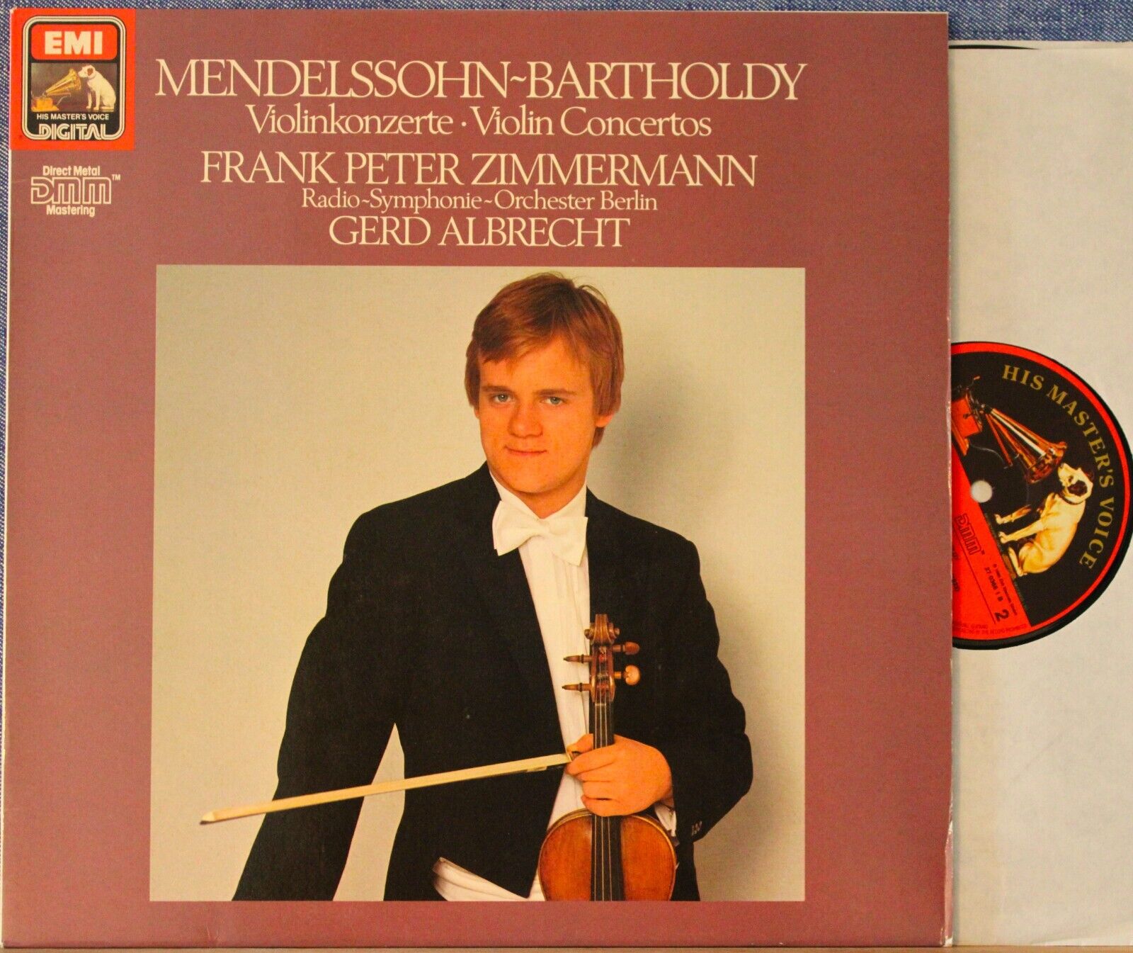 Zimmermann; Albrecht Mendelssohn (2 violin concertos) EMI 27 0366 dig NM