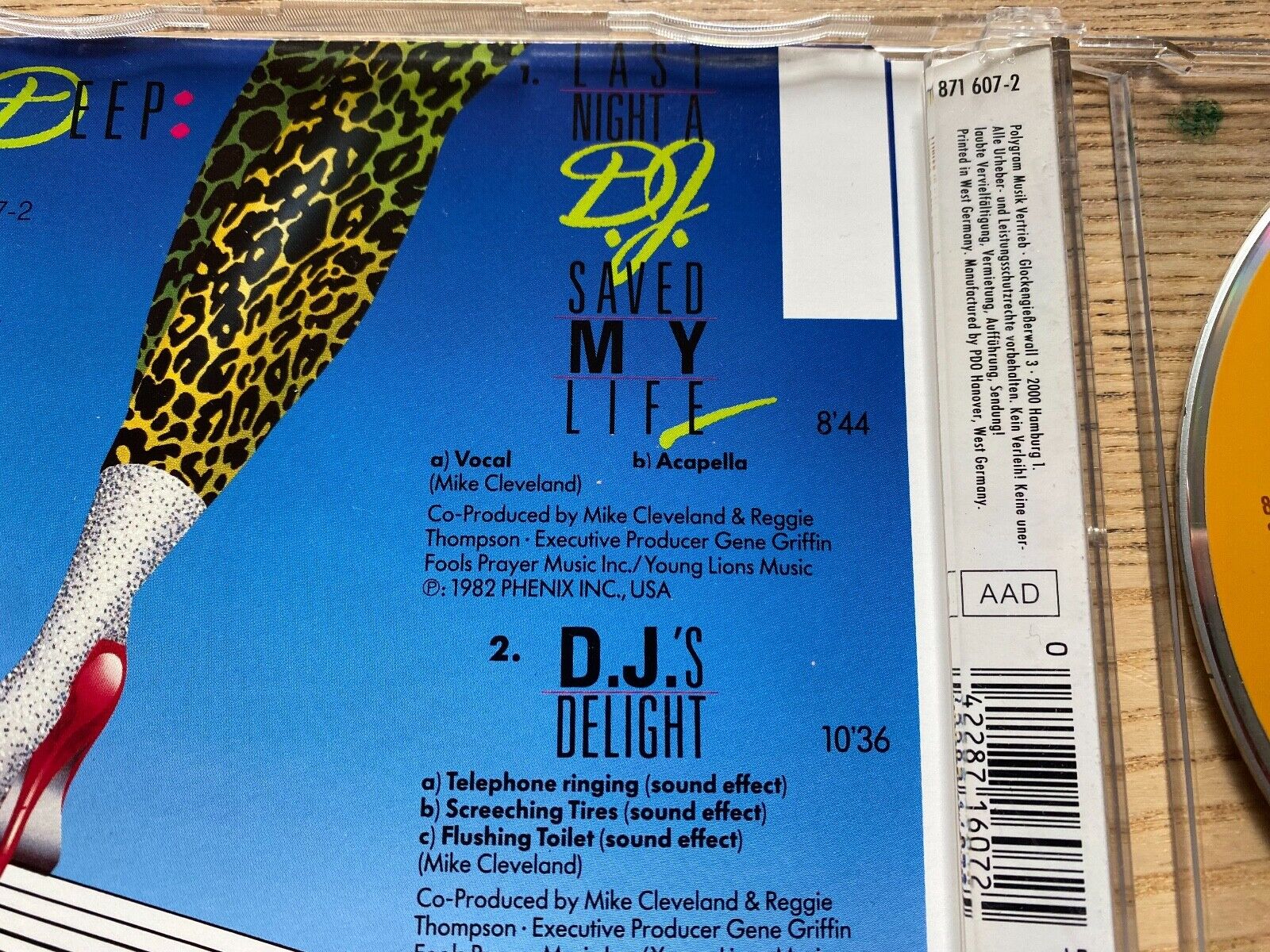 INDEEP "LAST NIGHT A DJ SAED MY LIFE" 2 REMIXED TRACK 1982 CD SINGLE METRONOME**