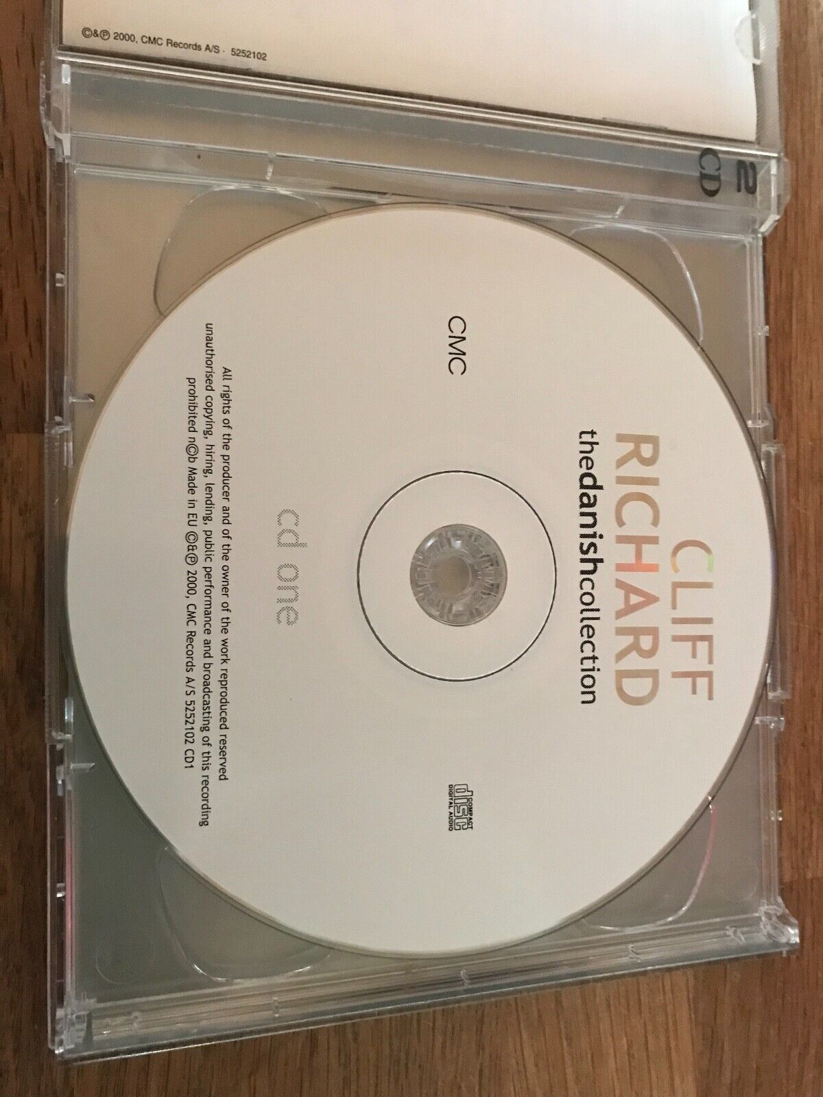 CLIFF RICHARD "THE DANISH COLLECTION" 2000 CMC RECORDS A/S 40 TRACK 2 X CD SET**