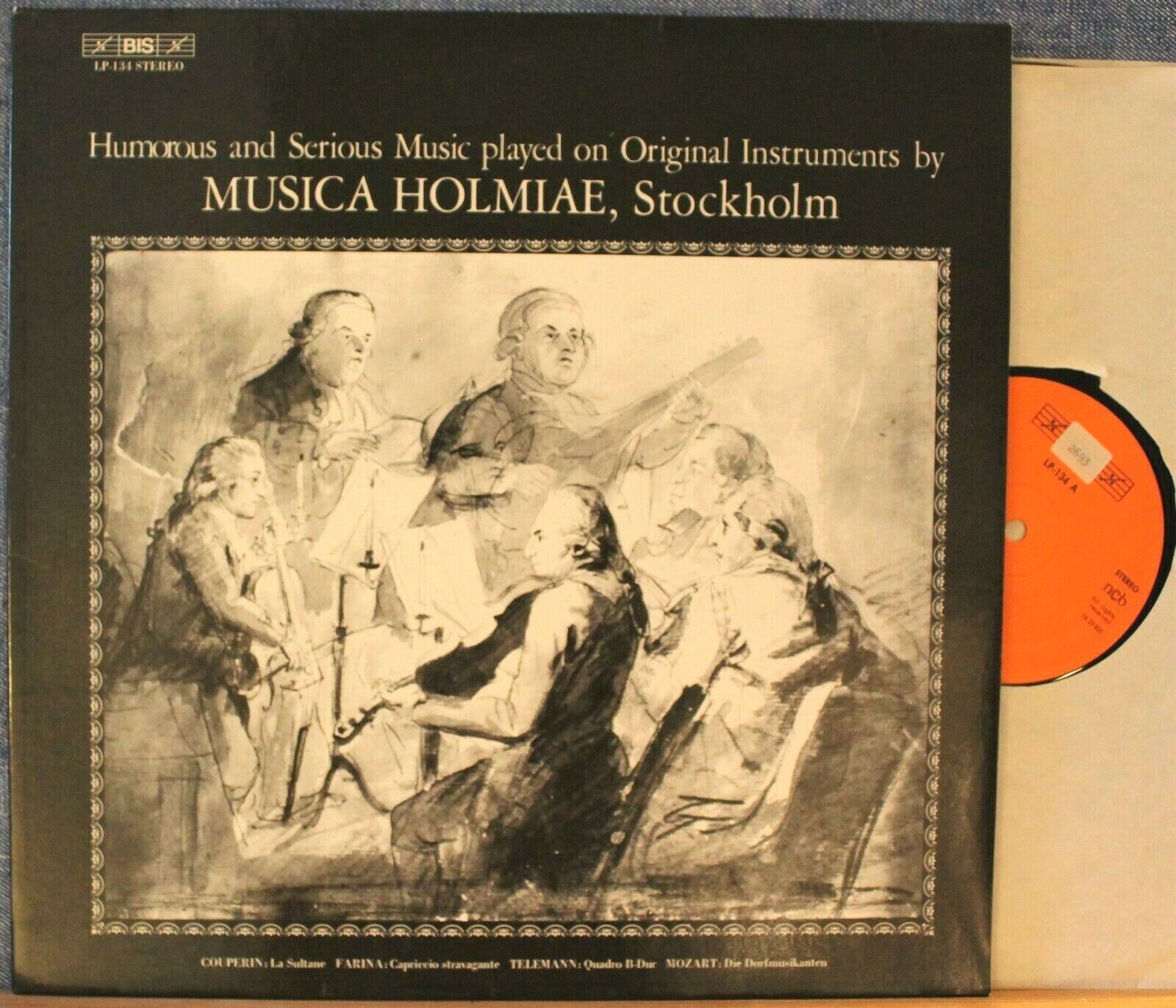 Musica Holmiae Couperin Farina Telemann Mozart BIS LP-134 NM