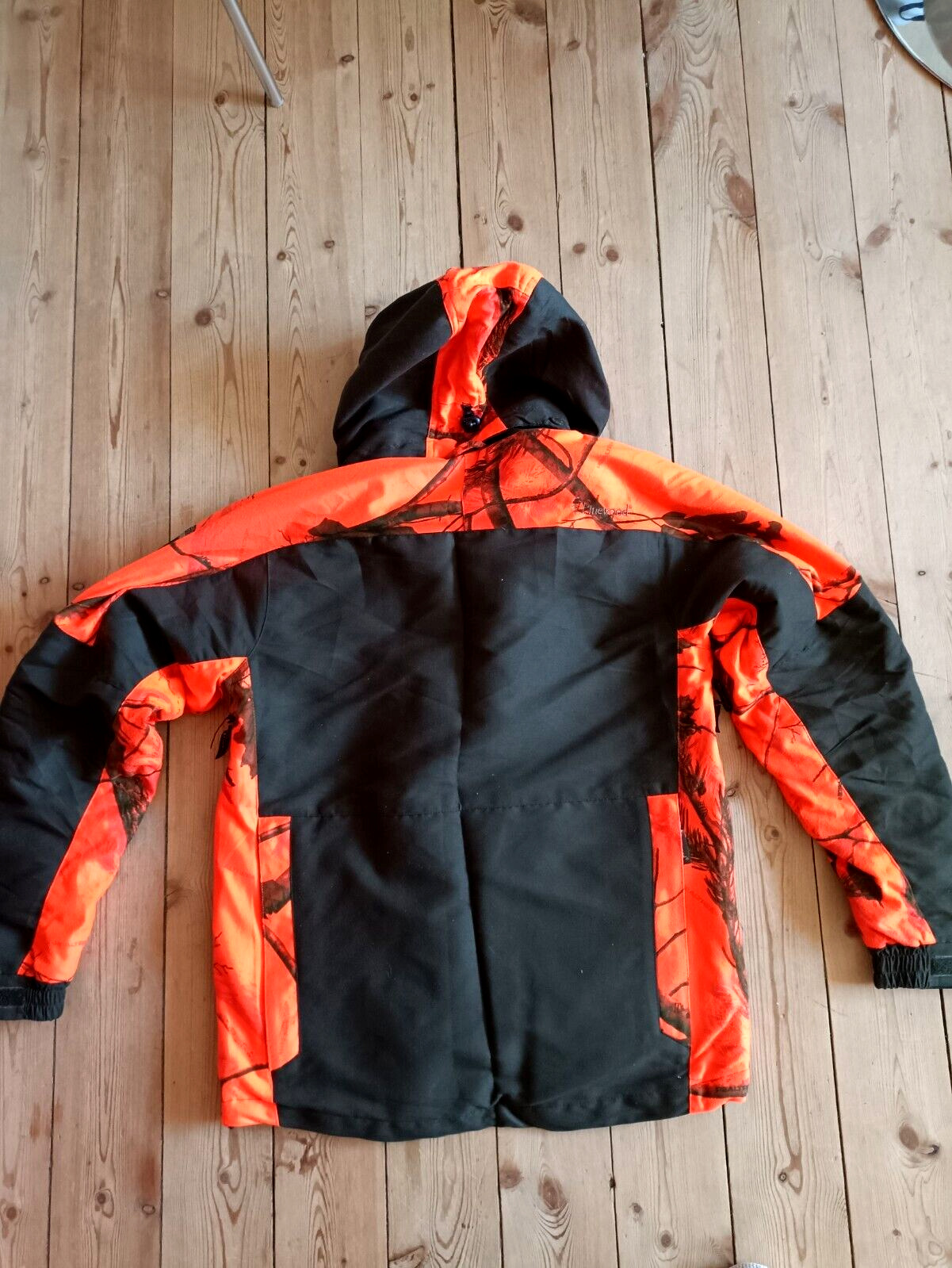 Hunting Survival Bushcraft Jacket And Pants Size Small Orange Camo