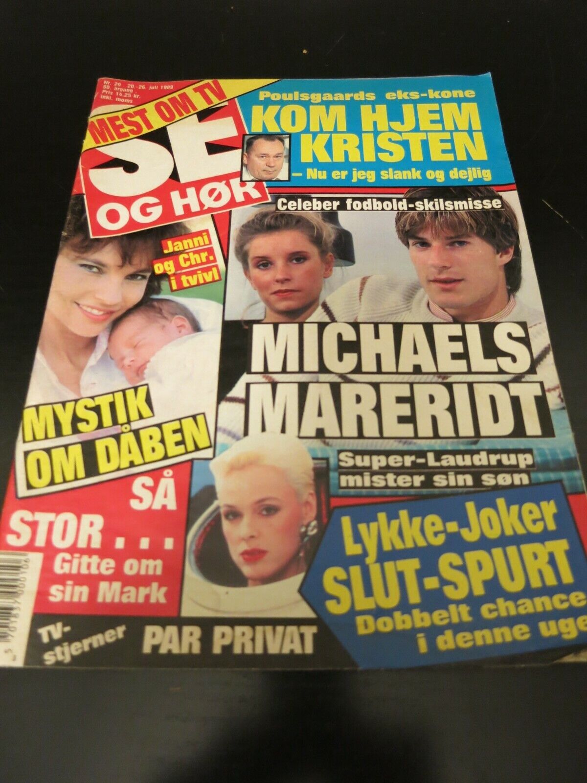 Danish Magazine 1989 MICHAEL LAUDRUP Brigitte Nielsen NICK NOLTE Janni SpiesAA27