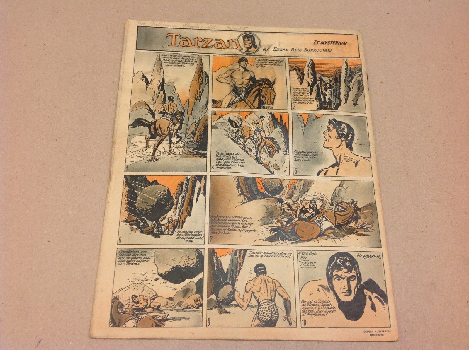 Erni Arneson On Front Cover Original Vintage Danish Magazine 1947 "Uge-Revyen"