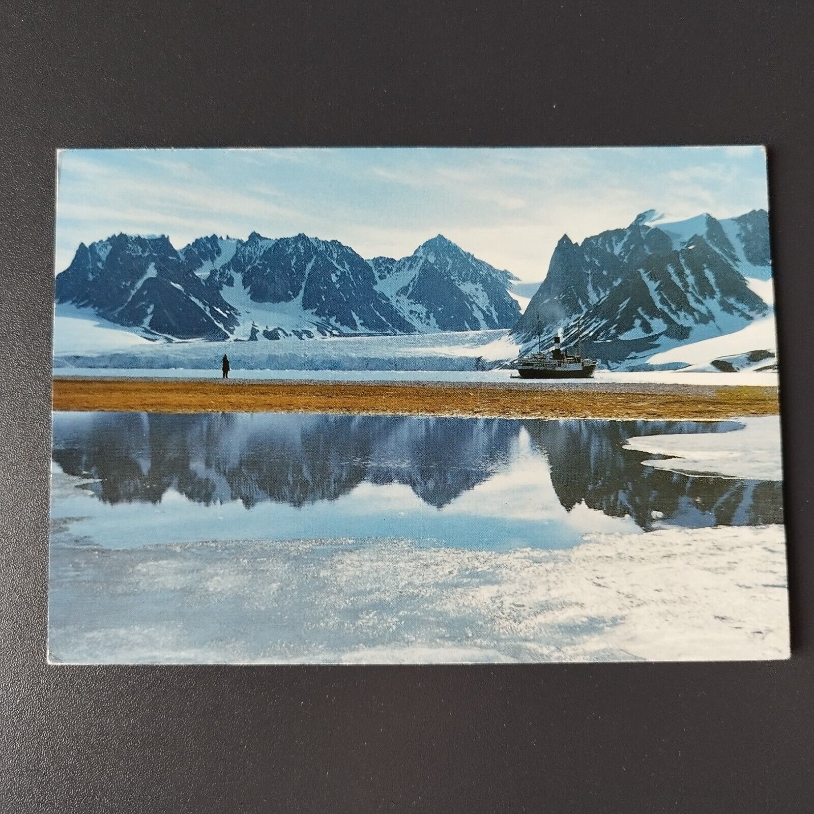 Norway SVALBARDSpitzbergen D/S "Lyngen" in the MagdalenabaySteamship1969