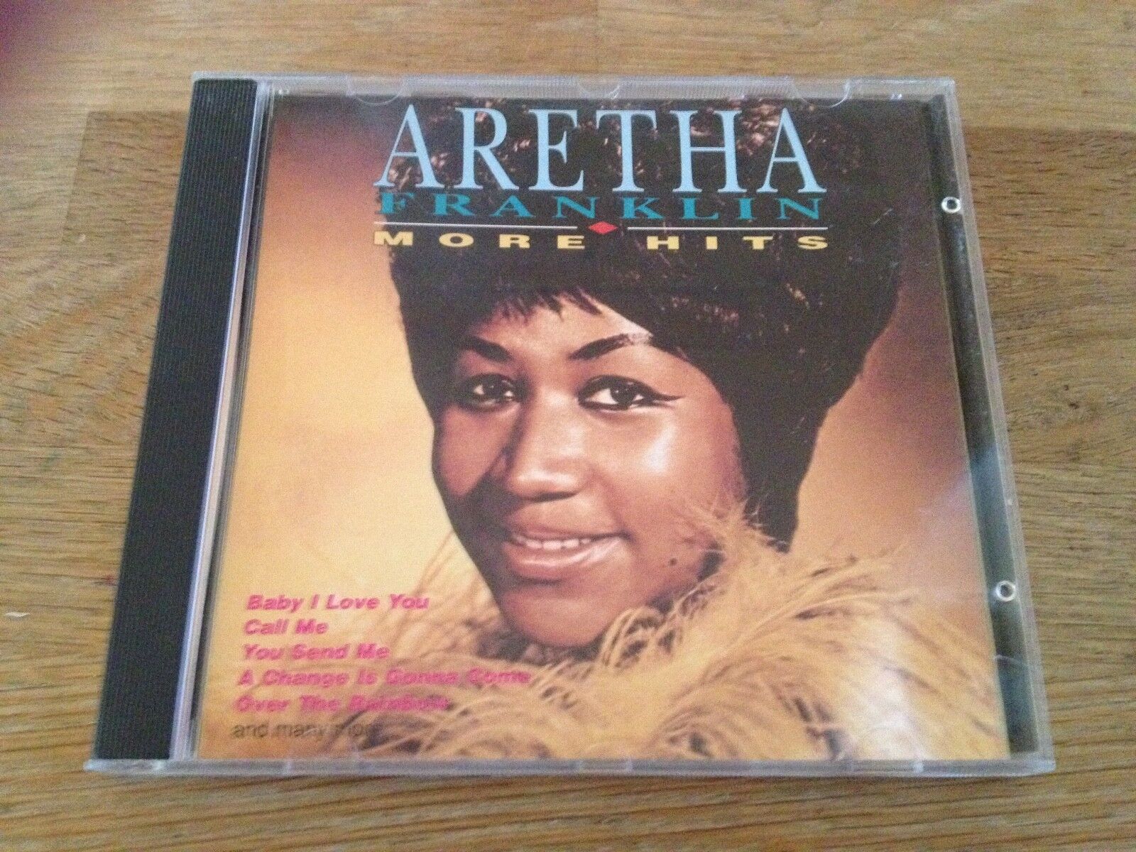 ARETHA FRANKLIN´  "MORE HITS" 1991 CD ALBUM 16 TRACKS  PRINCESS RECORDS USED OOP