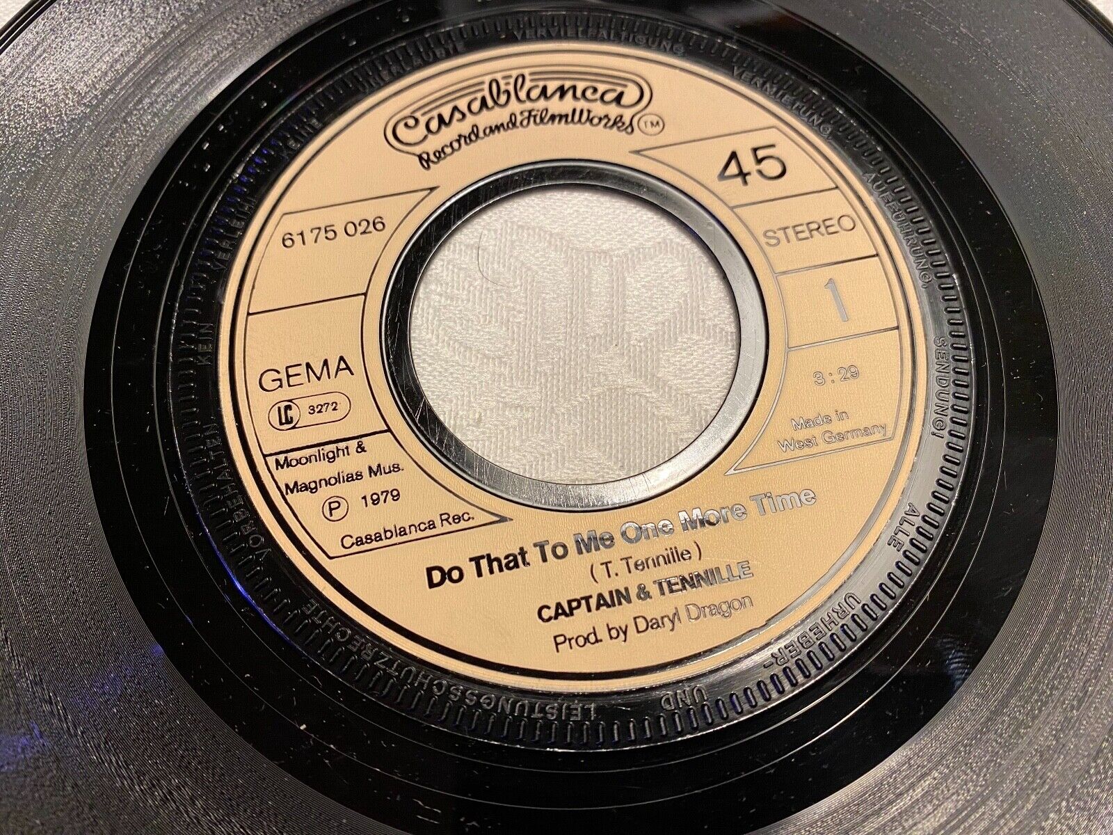 CAPTAIN  TENNILLE "DO THAT TO ME ONE MORE TIME/DEEP IN THE DARK"1979 CASABLANCA