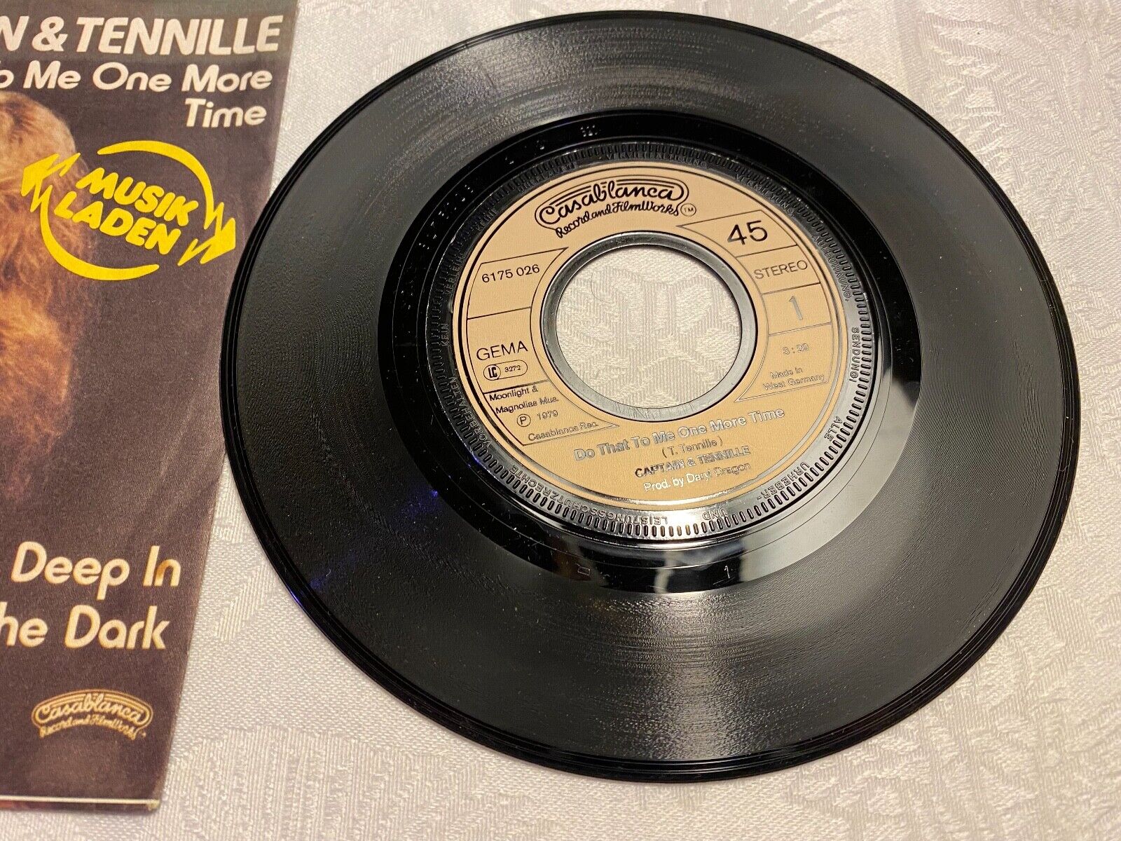 CAPTAIN  TENNILLE "DO THAT TO ME ONE MORE TIME/DEEP IN THE DARK"1979 CASABLANCA