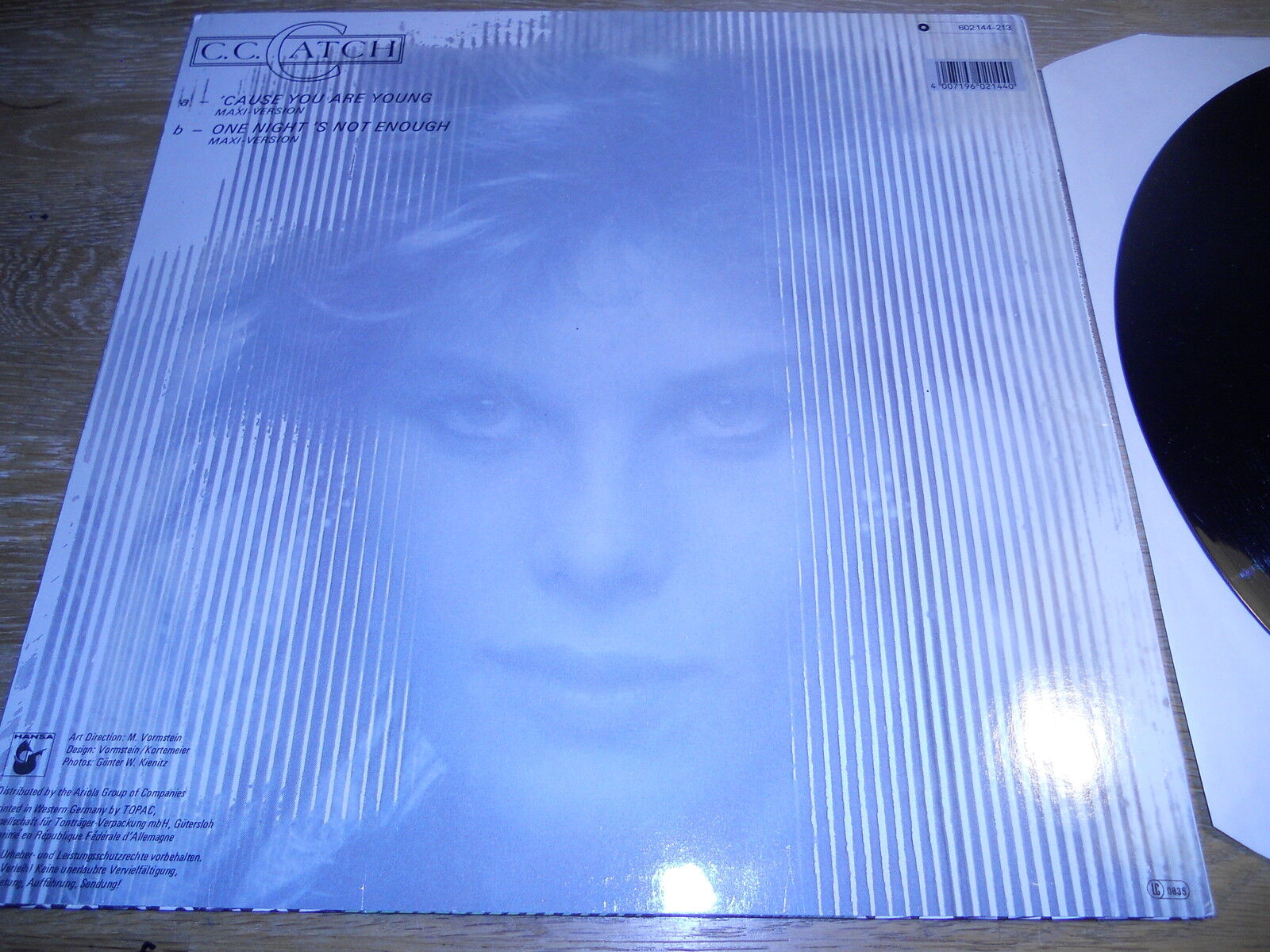 C C CATCH "¨CAUSE YOU ARE YOUNG/ONE NIGHT IS NOT" GERMAN MAXI SINGLE 12" 1986*