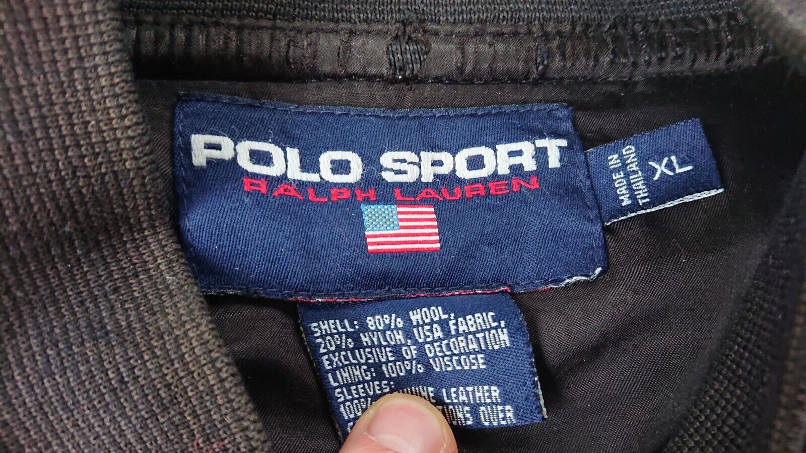 Ralph Lauren polo vintage varsity jacket