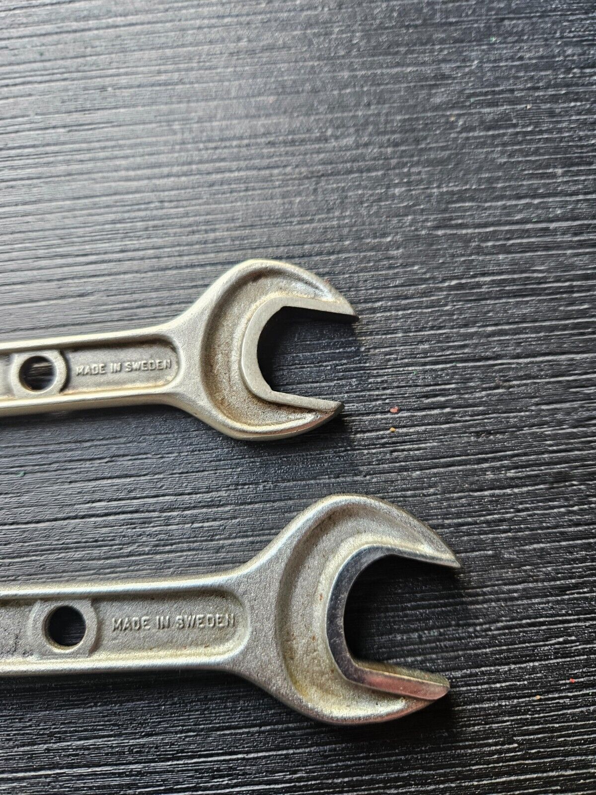 2 Vintage BAHjorthCo (BAHCO) UL DOUBLE OPEN ENDED WRENCHES - RARE