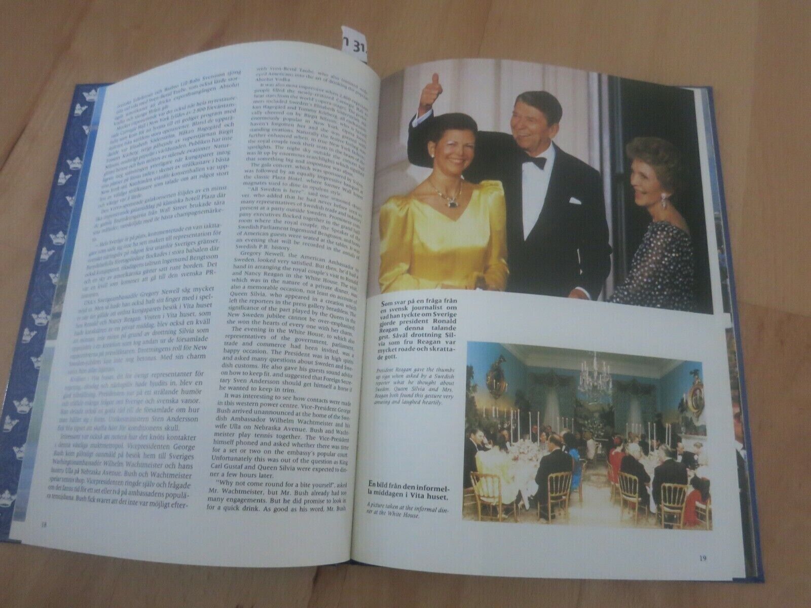 1988 Queen SILVIA King CARL GUSTAF Princess VICTORIA MADELEINE PHILIP ROYAL Bo60