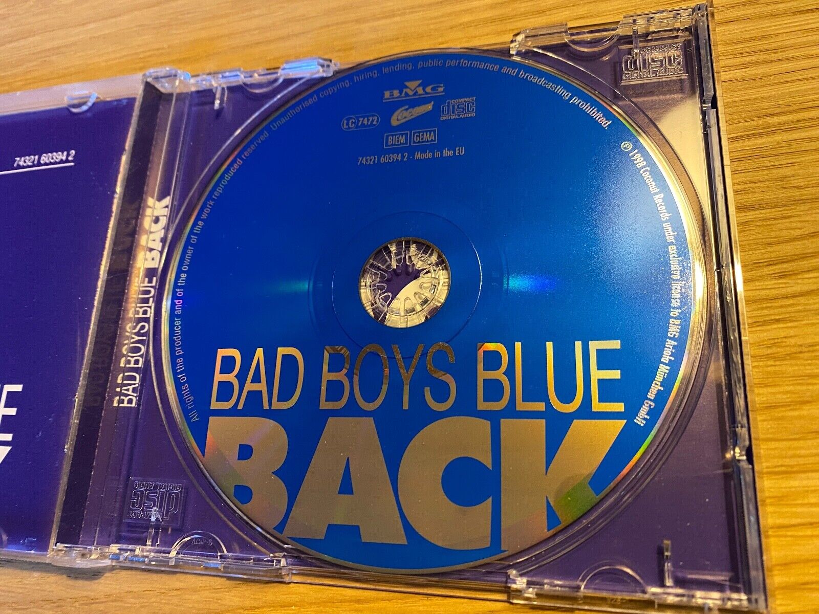 BAD BOYS BLUE "BAD BOYS BLUE BACK" 1998 CD ALBUM 16 TRACK MEGAMIX  REMIXES RARE