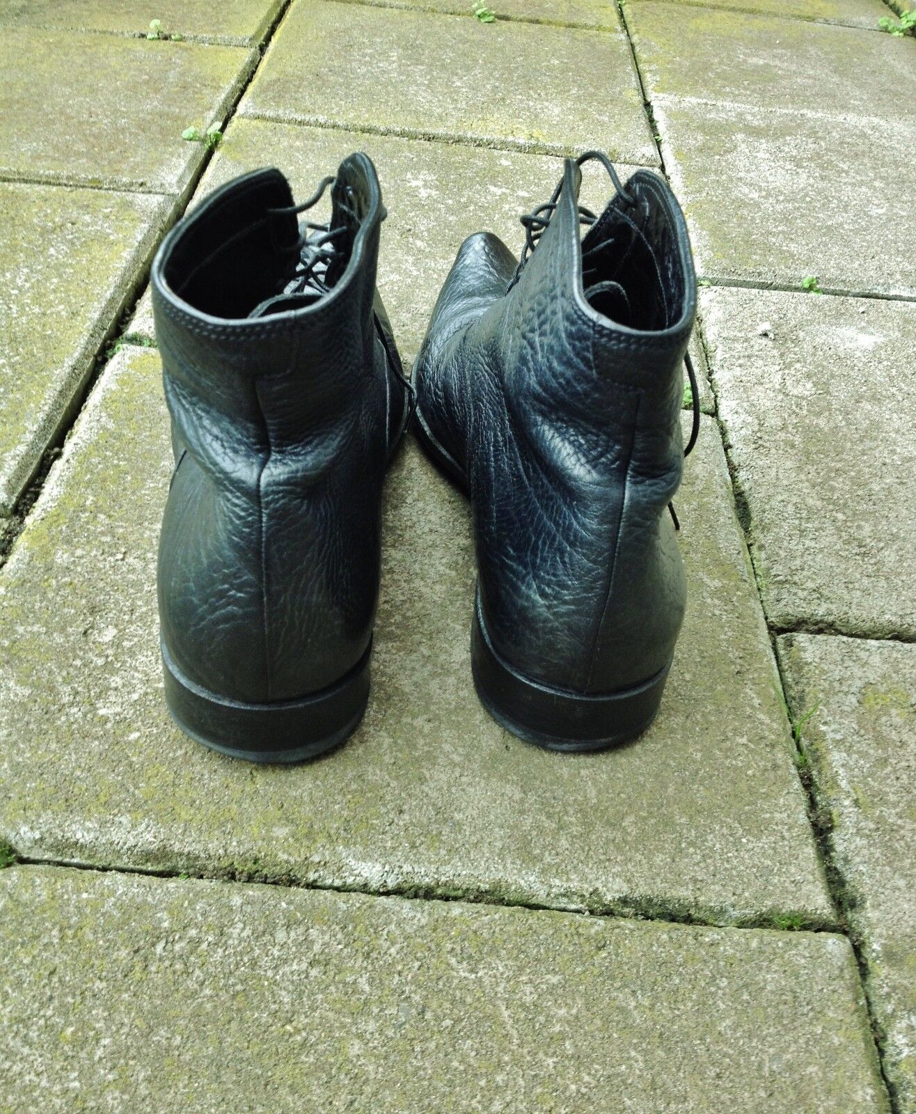 GIANNI BARBATO Black Leather Ankle Boots M - EU 40 (US 7)